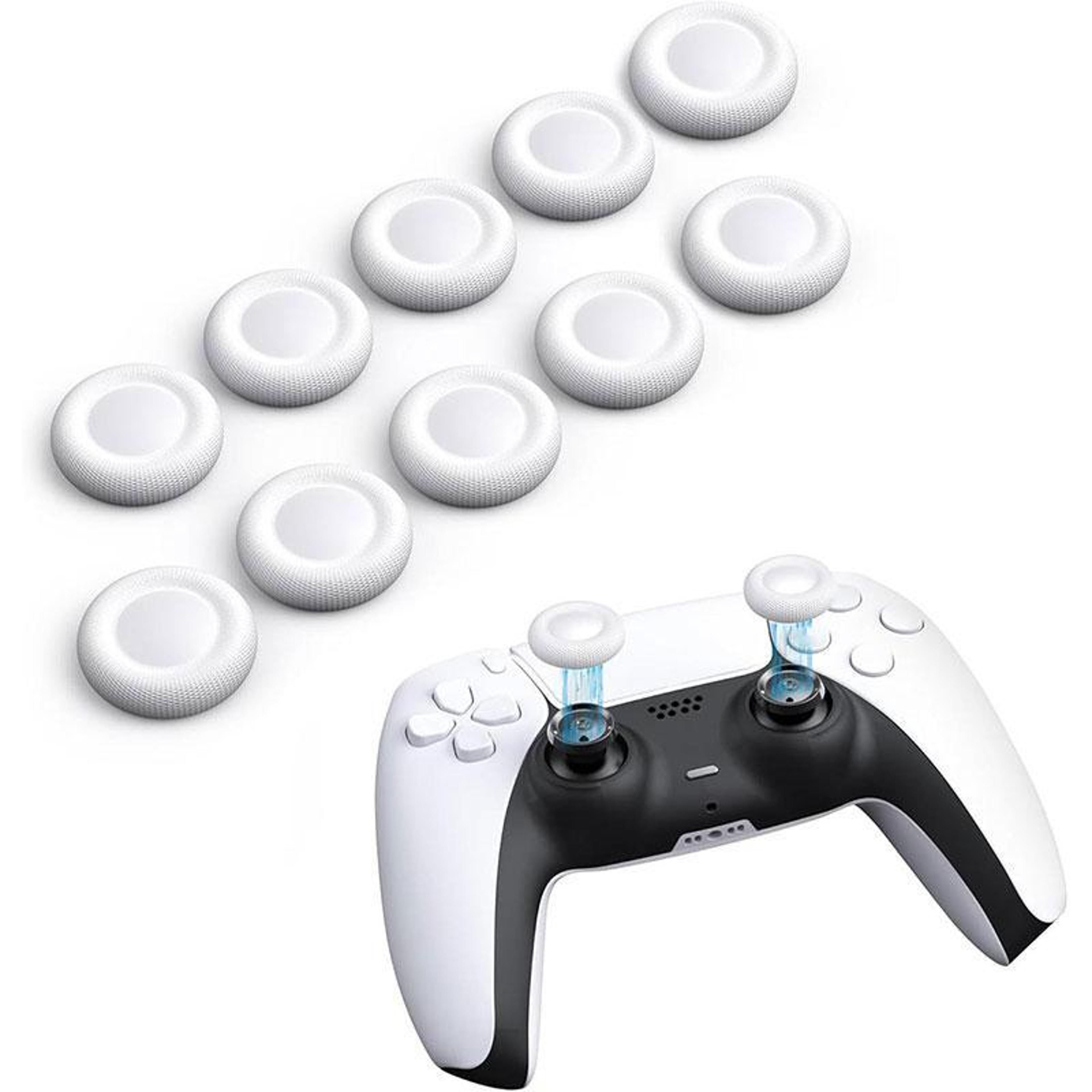 ps5 ps4 joystick replacement thumb grip caps anti-slip controller covers