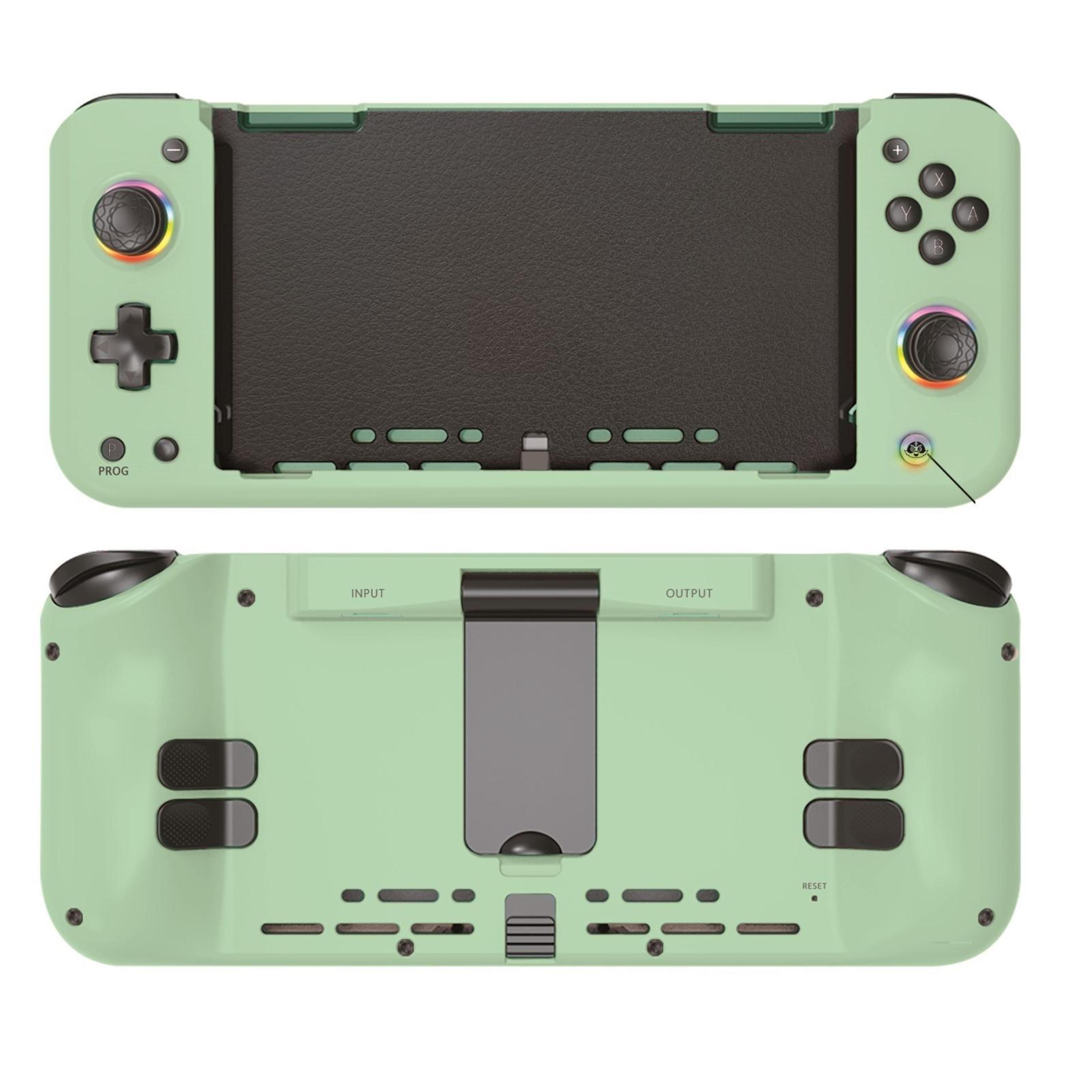 switch controller with hall effect joysticks rgb lighting and 6-axis gyro