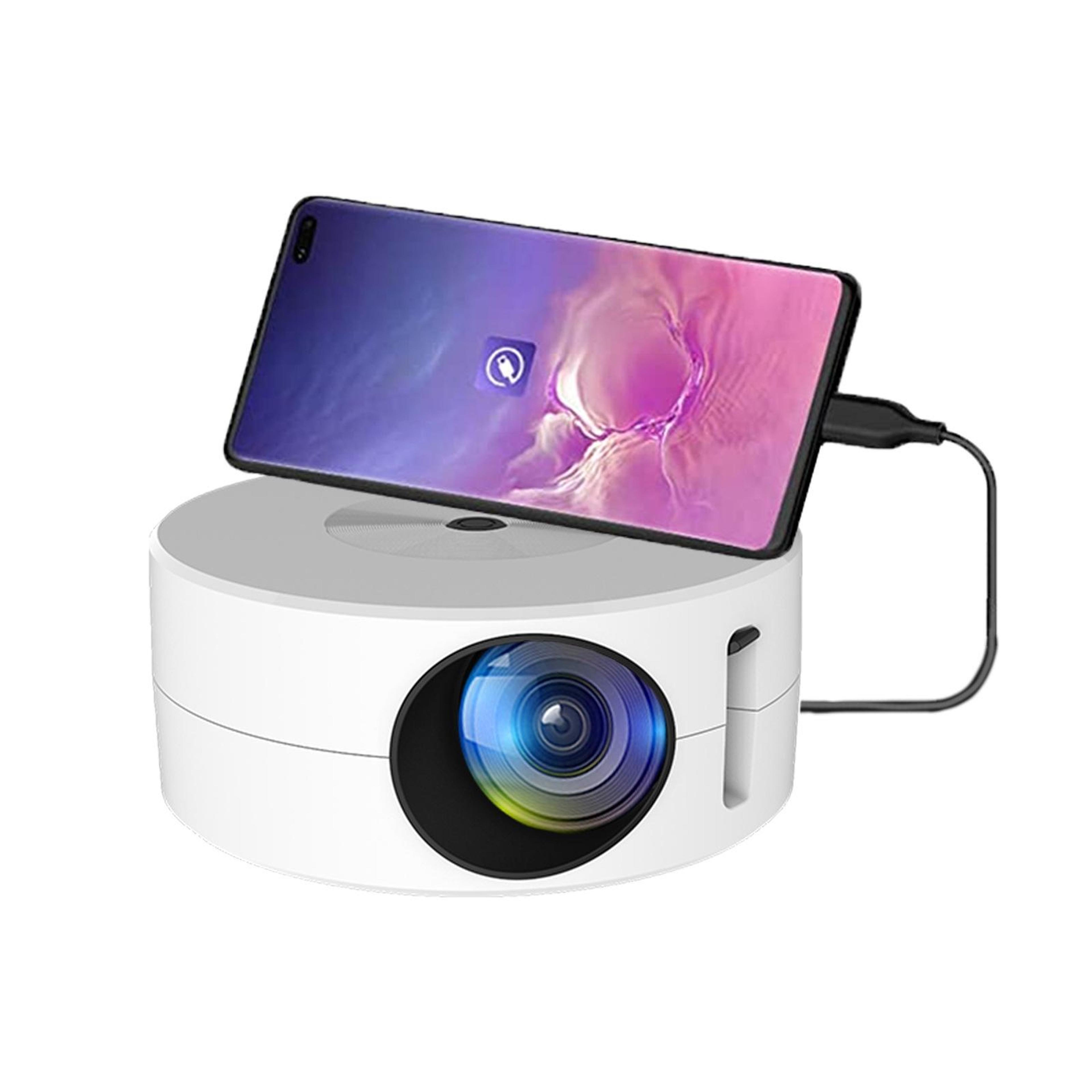 usb powered mini projector 320 x 180 with wired phone screen connection