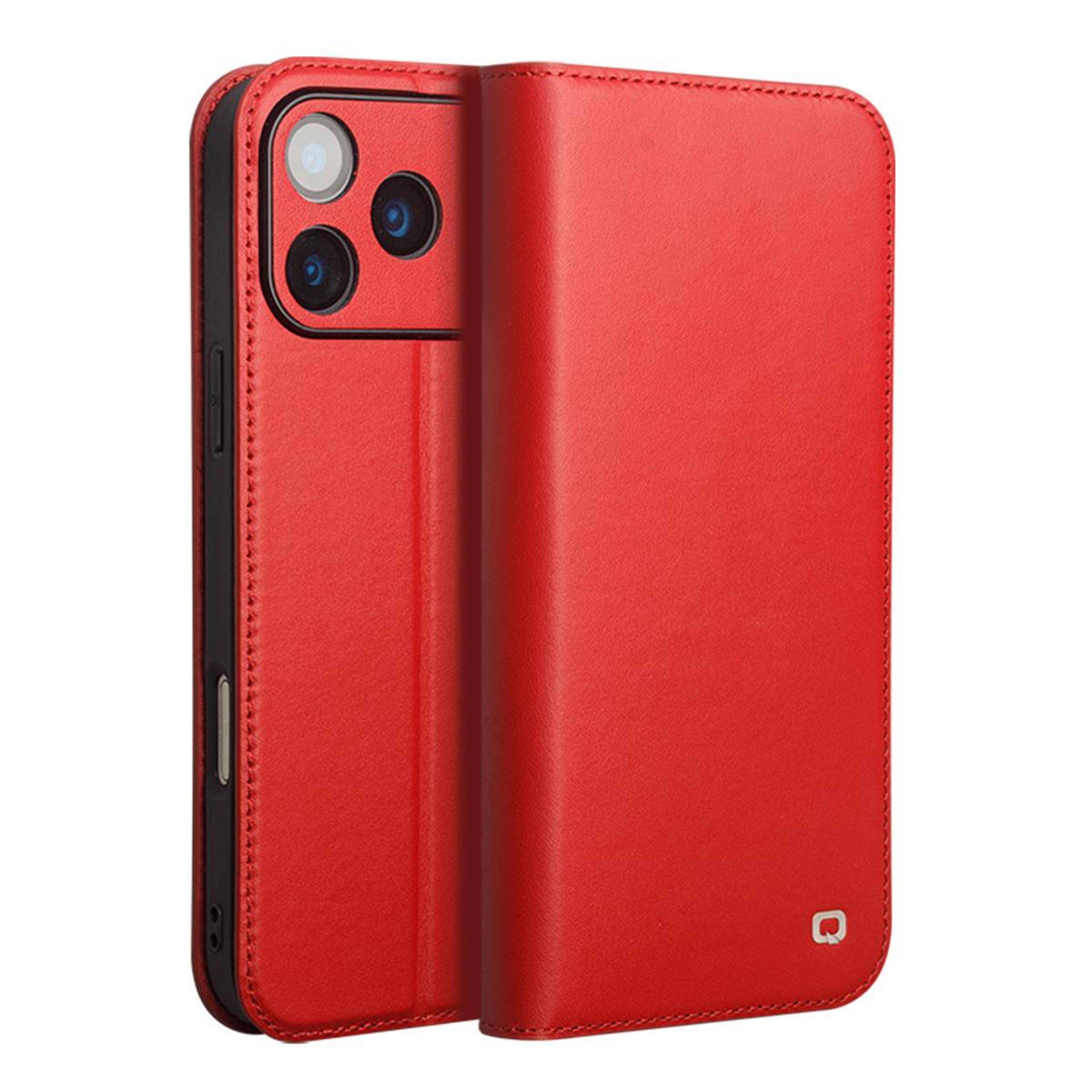 iphone 18 pro genuine leather phone case with classic design