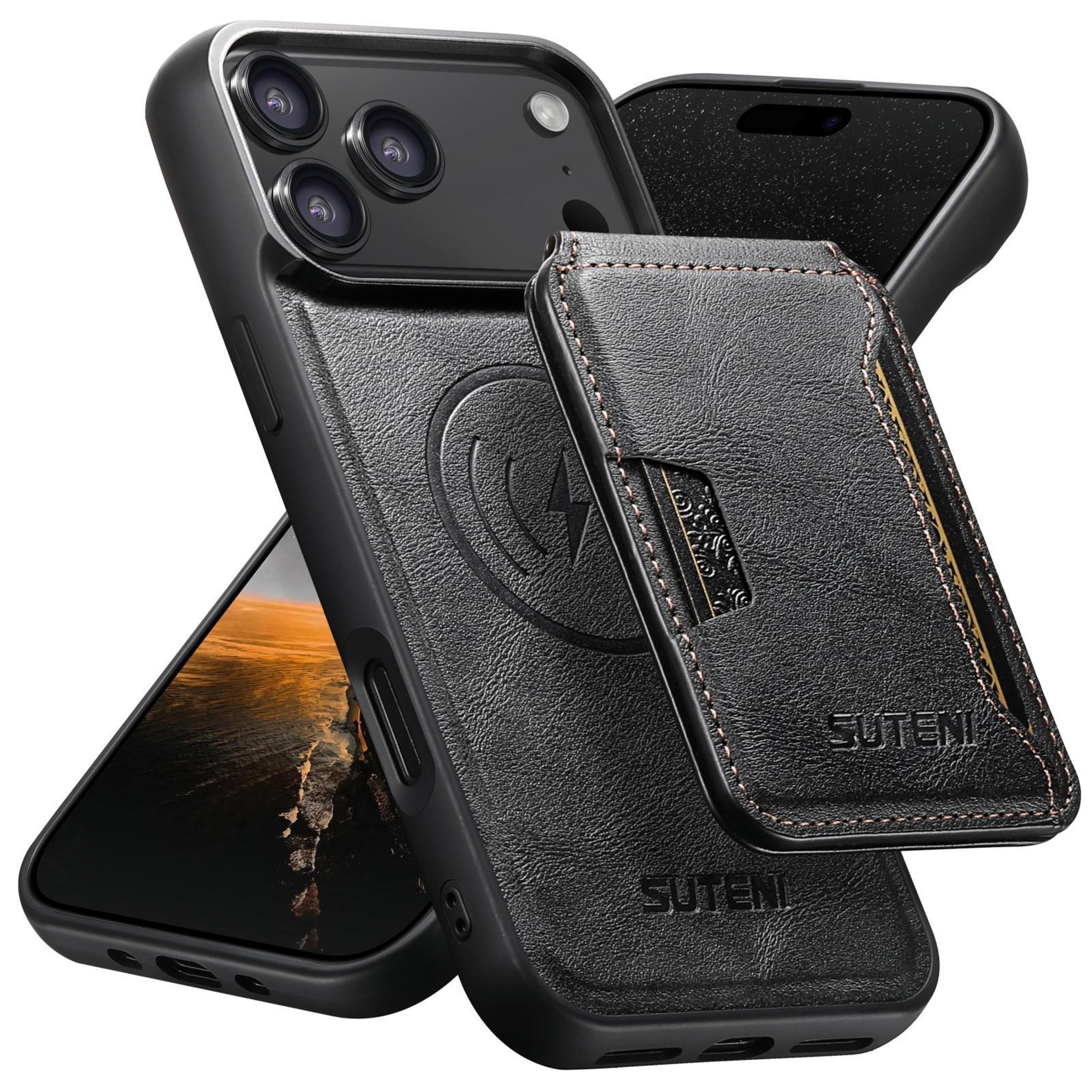 iphone 18 pro magnetic wallet case with detachable card holder