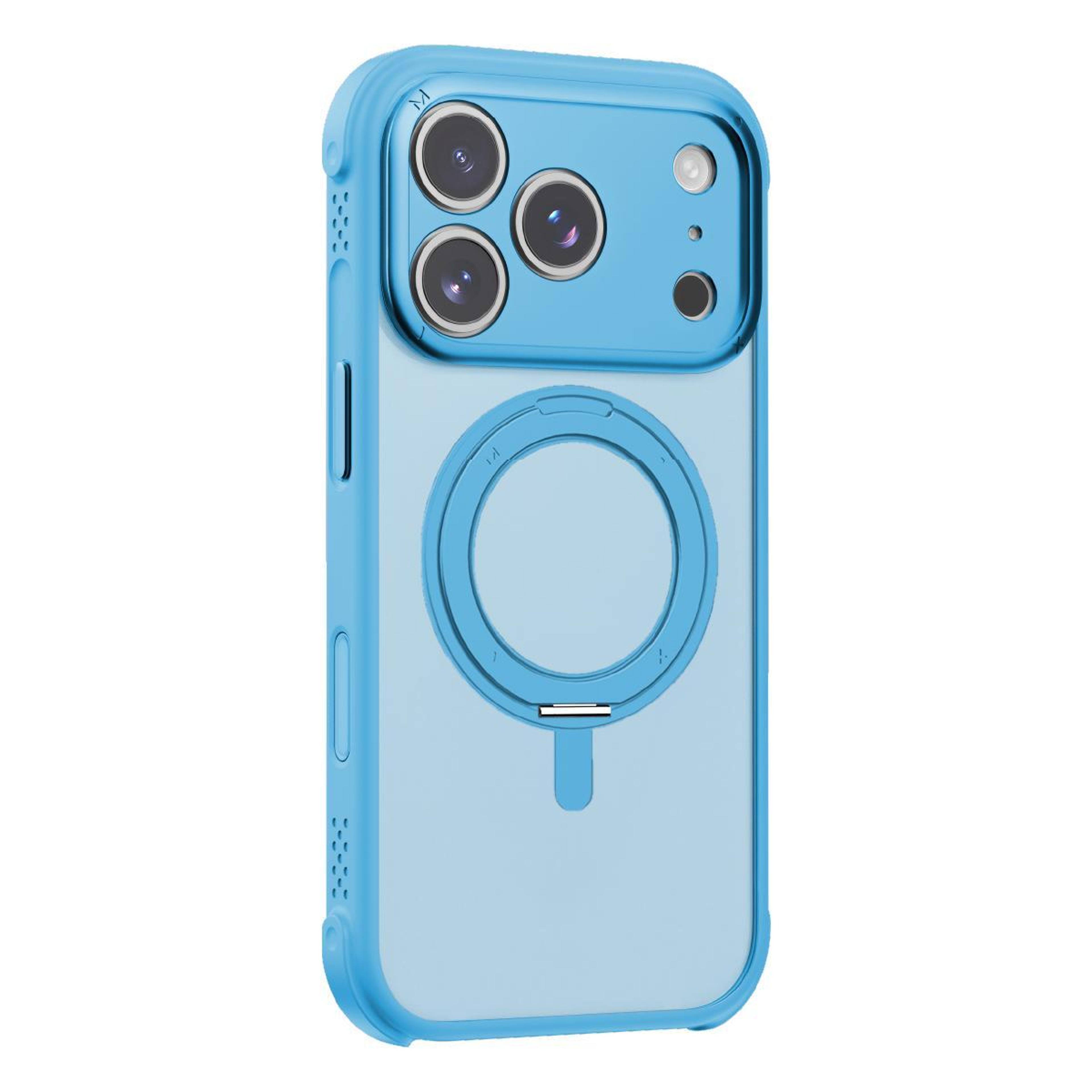 iphone 18 pro magnetic case with 360 rotating invisible stand
