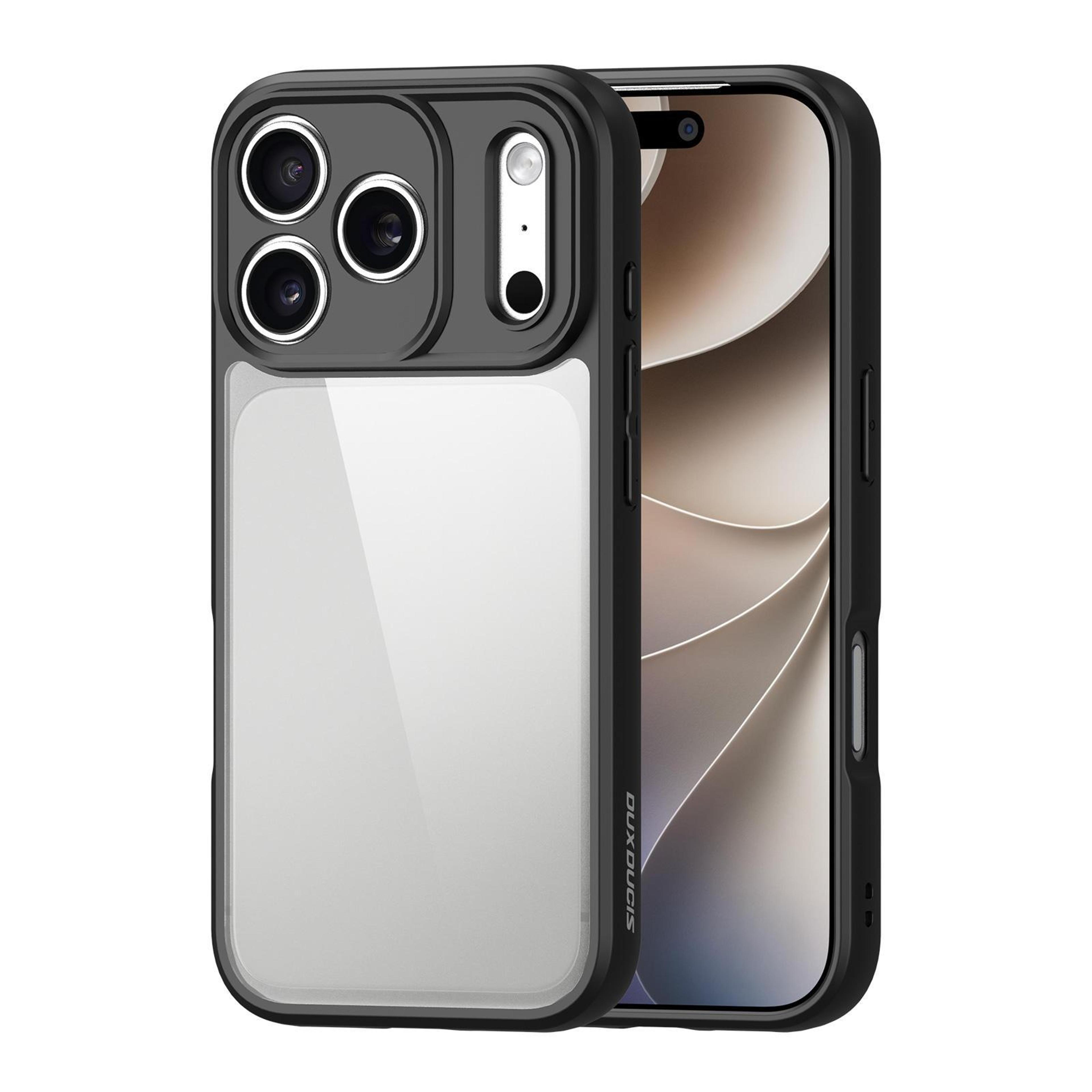 iphone 18 pro max frosted protective tpu pc phone case