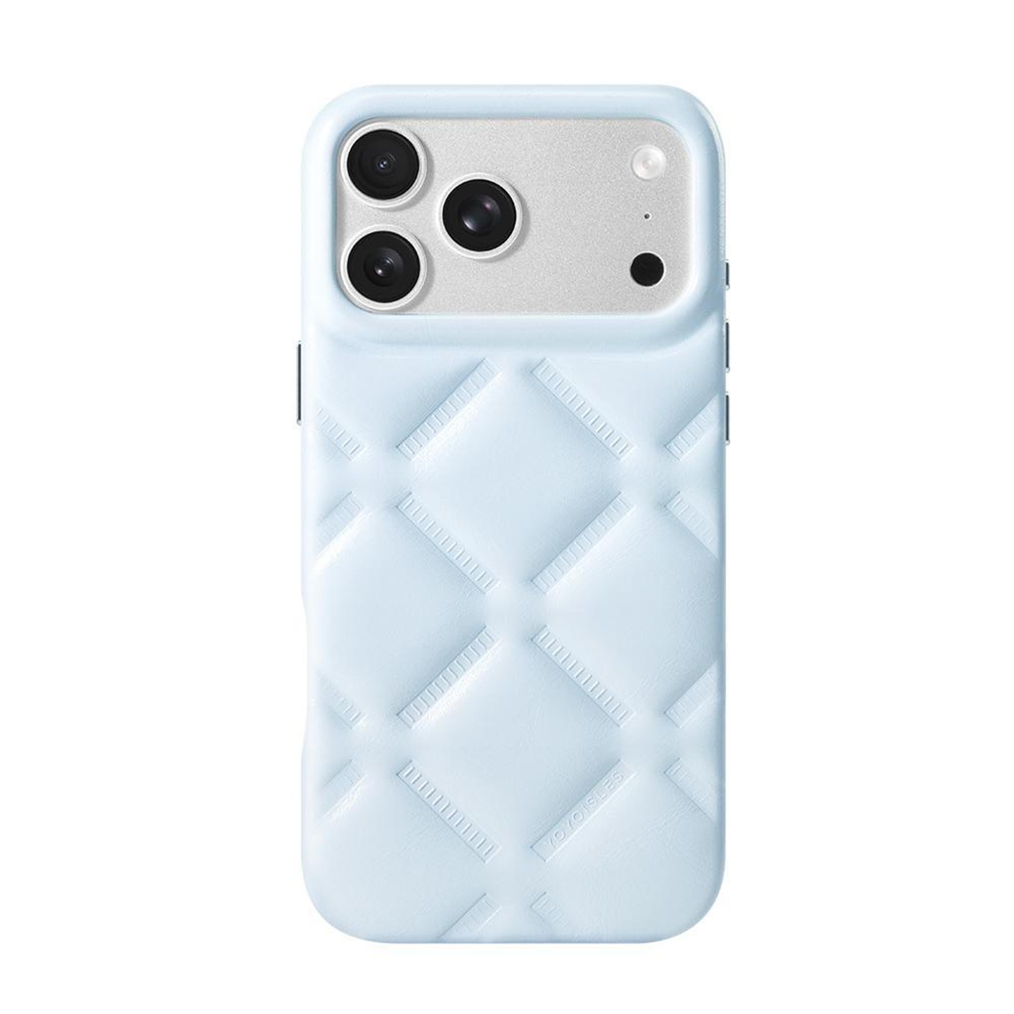 iphone 18 pro max vegan leather quilted phone case