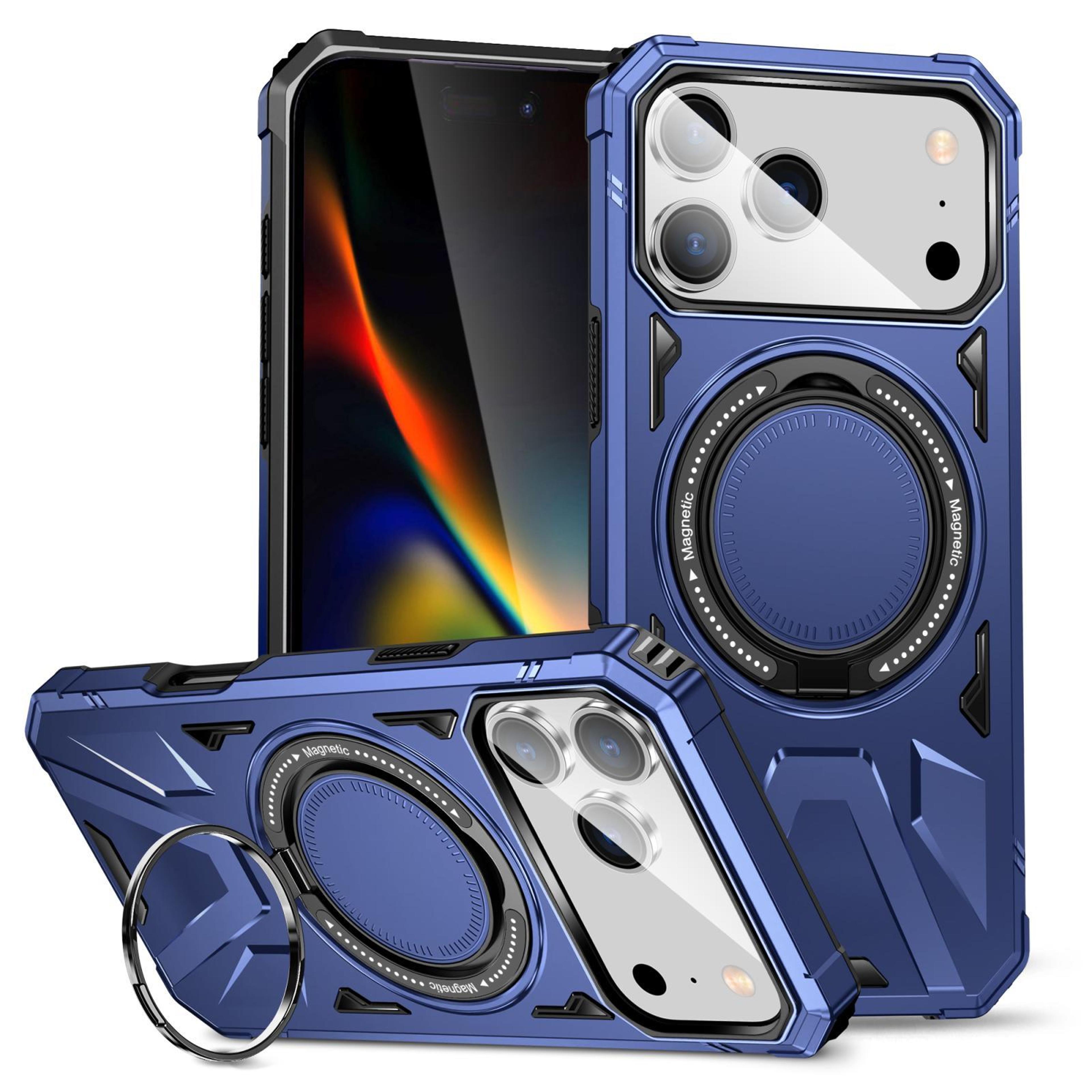 iphone 18 pro magnetic shockproof phone case with ring holder