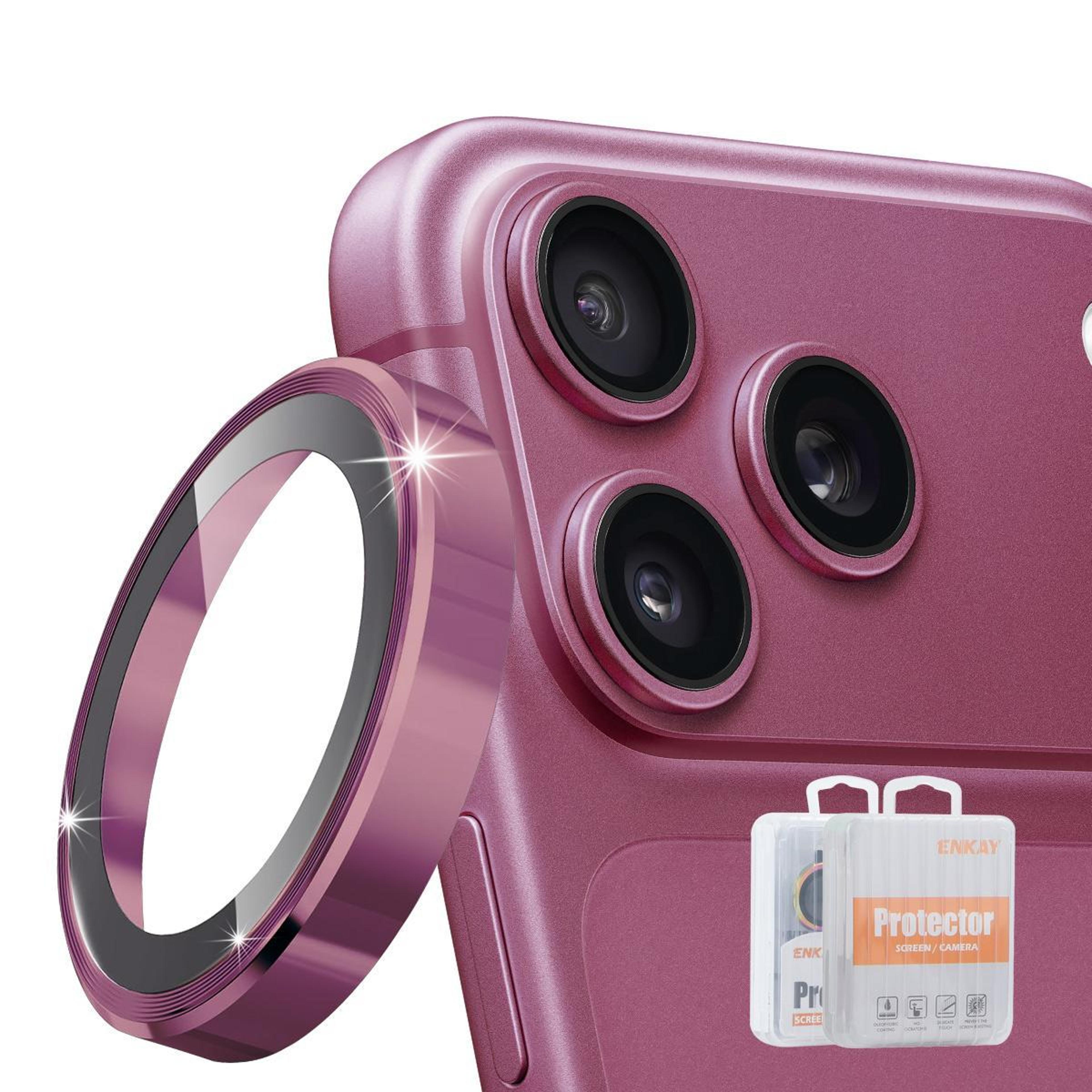 iphone 18 pro and 18 pro max 9h tempered glass camera lens protector with aluminum alloy