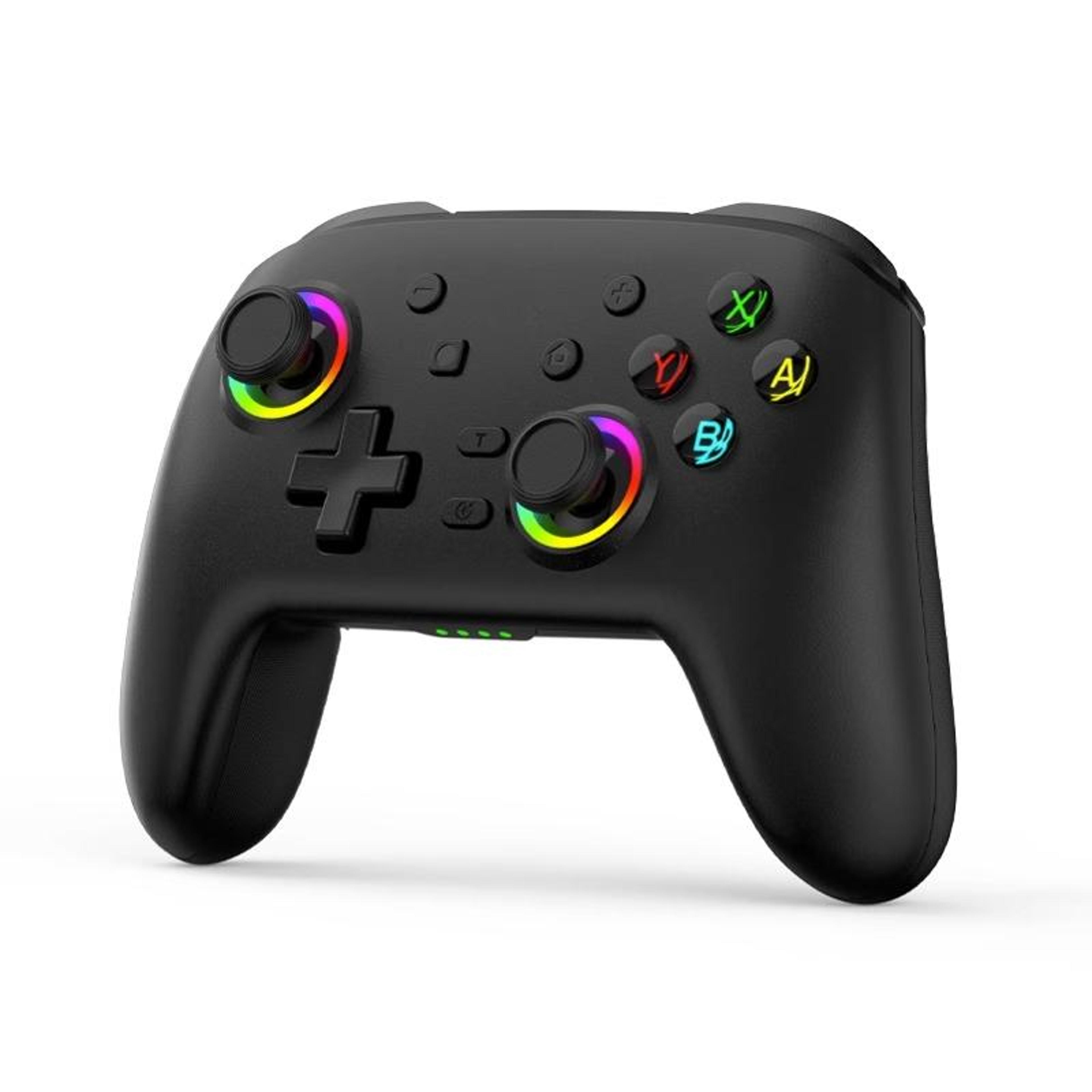 wireless bluetooth game controller with 6-axis motion control and vibration