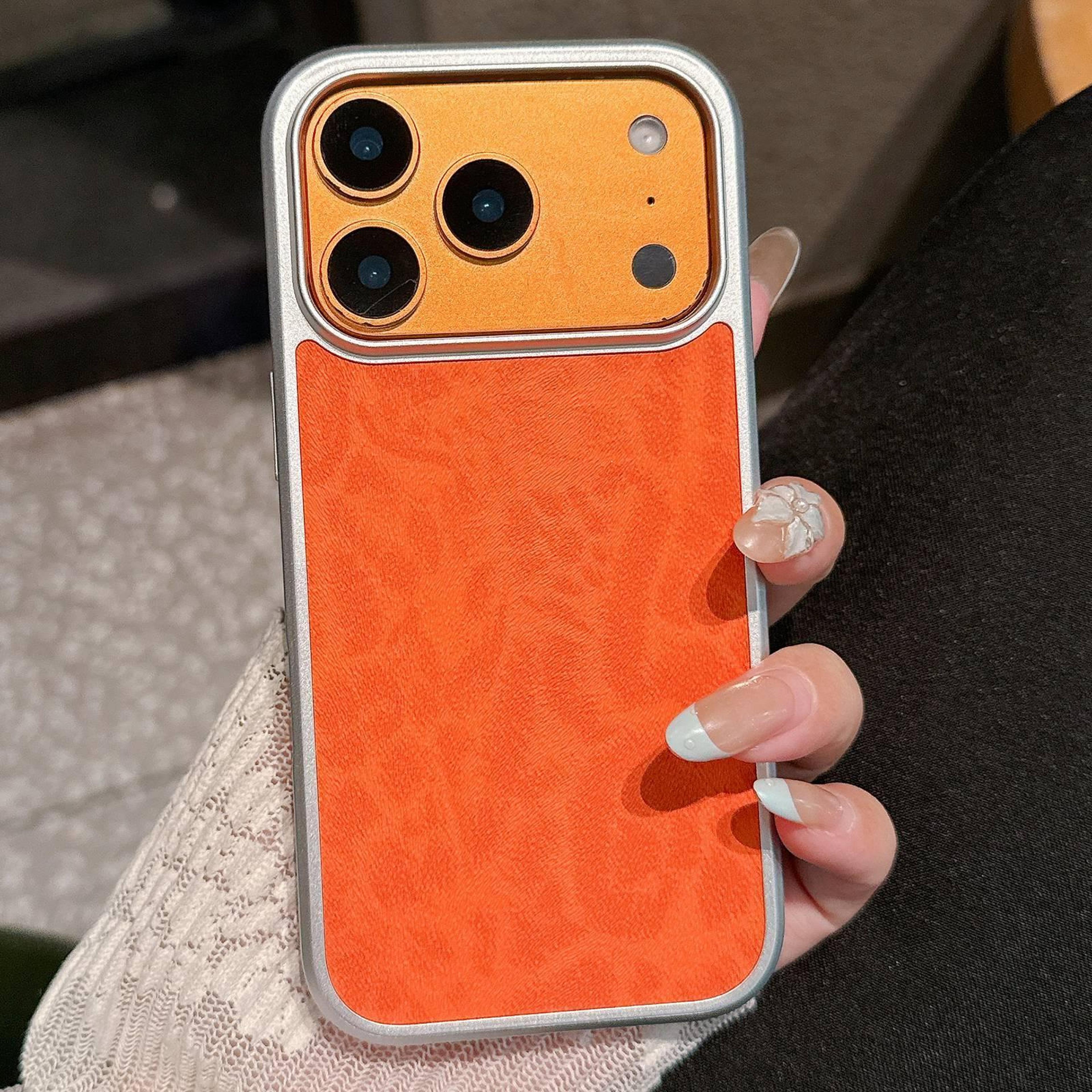 leopard print electroplated large window case for iphone 18 pro max
