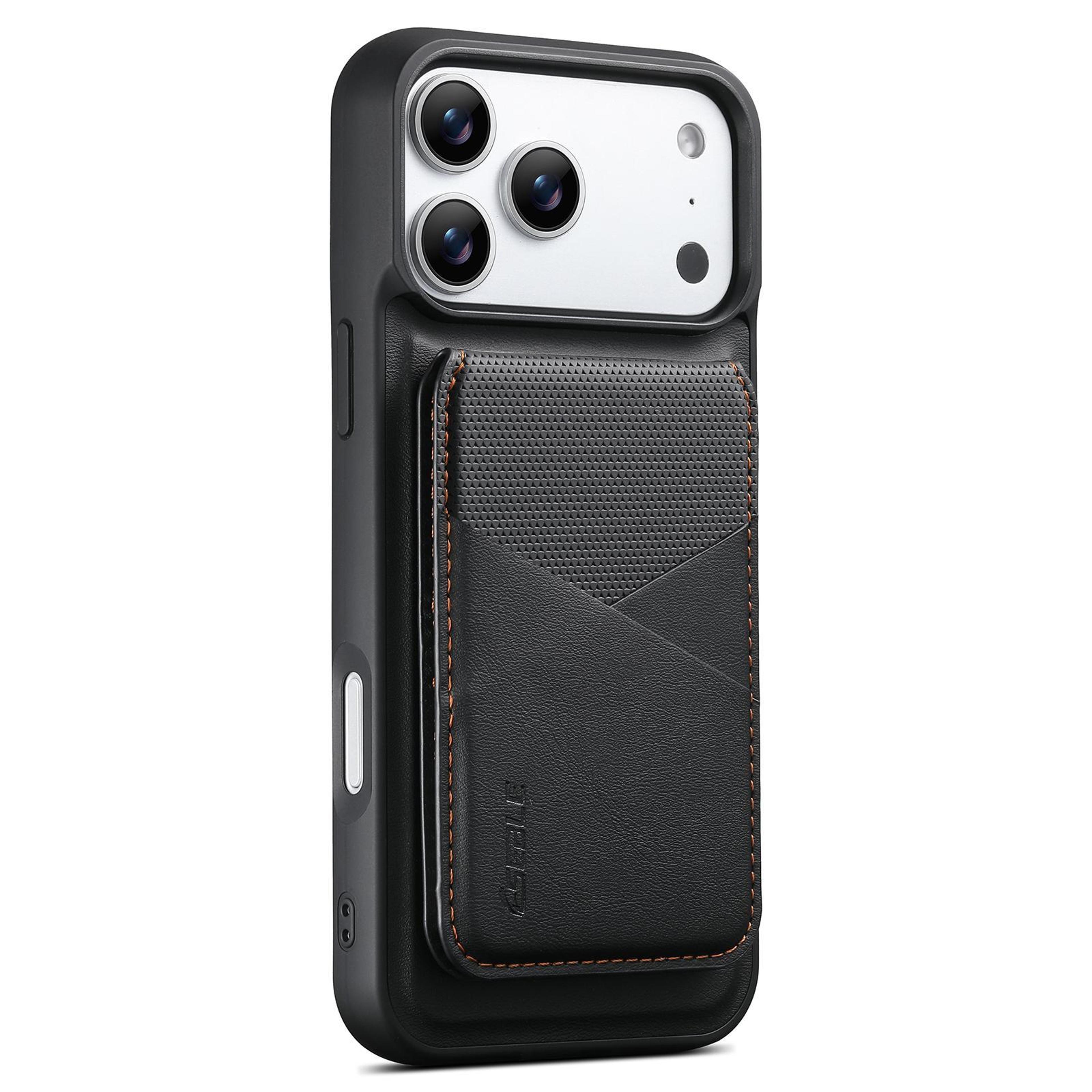 iphone 18 pro max detachable vegan leather magnetic wallet case with rfid blocking