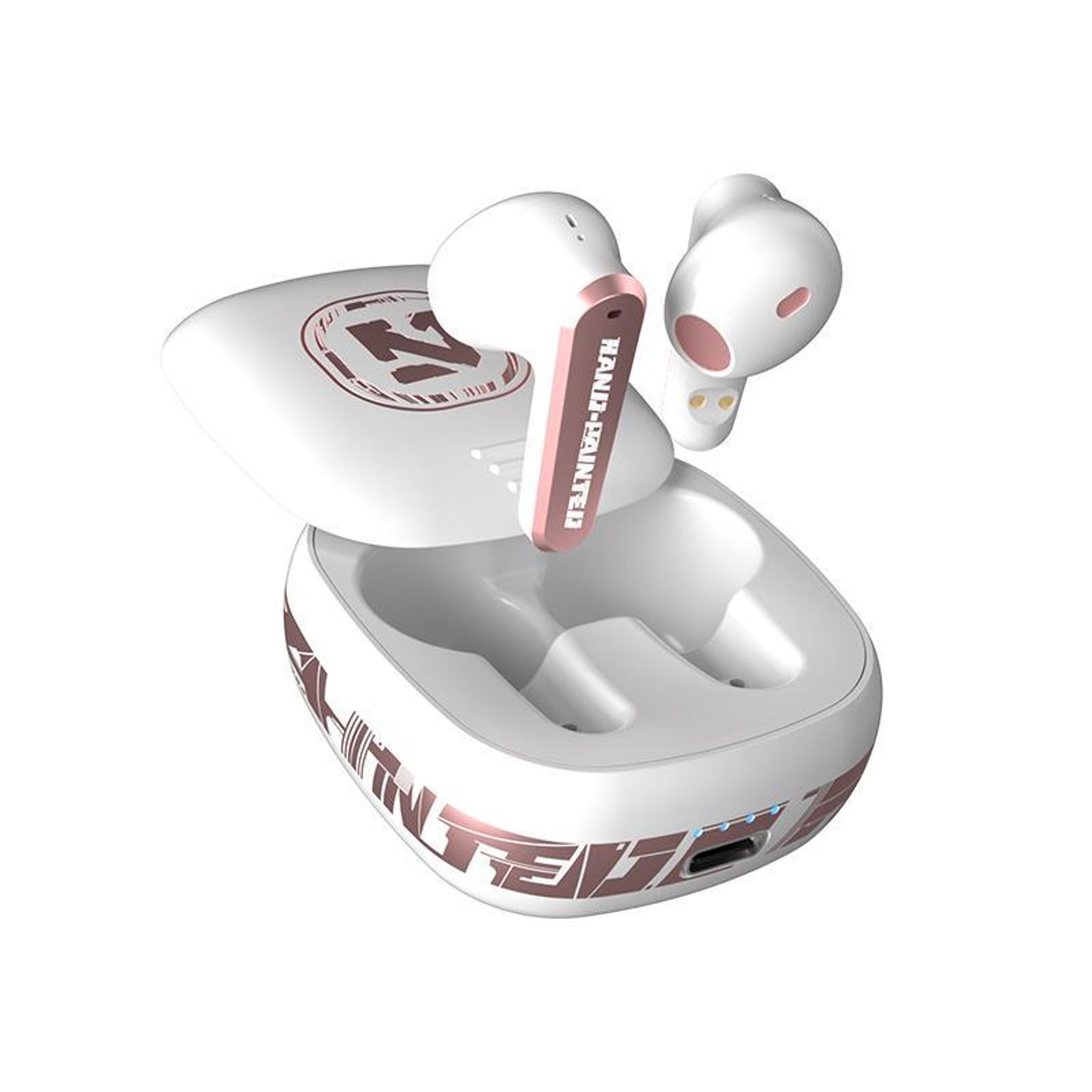 ts300 semi in ear noise canceling wireless bluetooth earphones with sliding cover