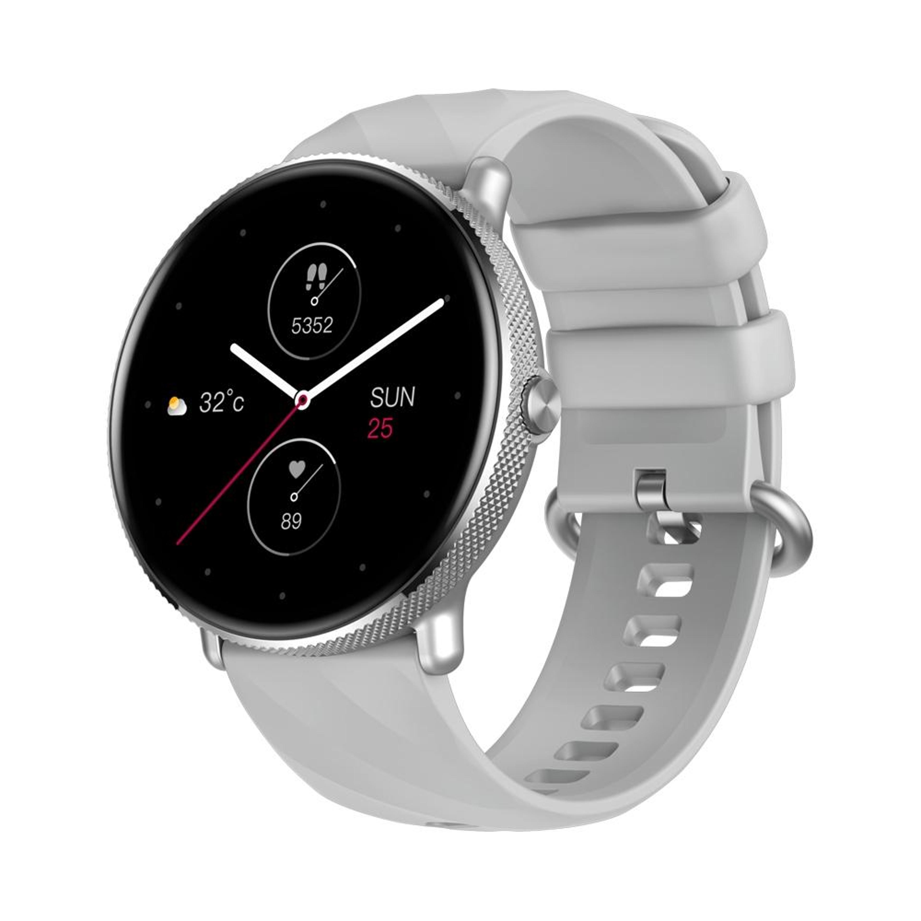 1.43 inch voice calling smart watch with amoled display and heart rate monitor