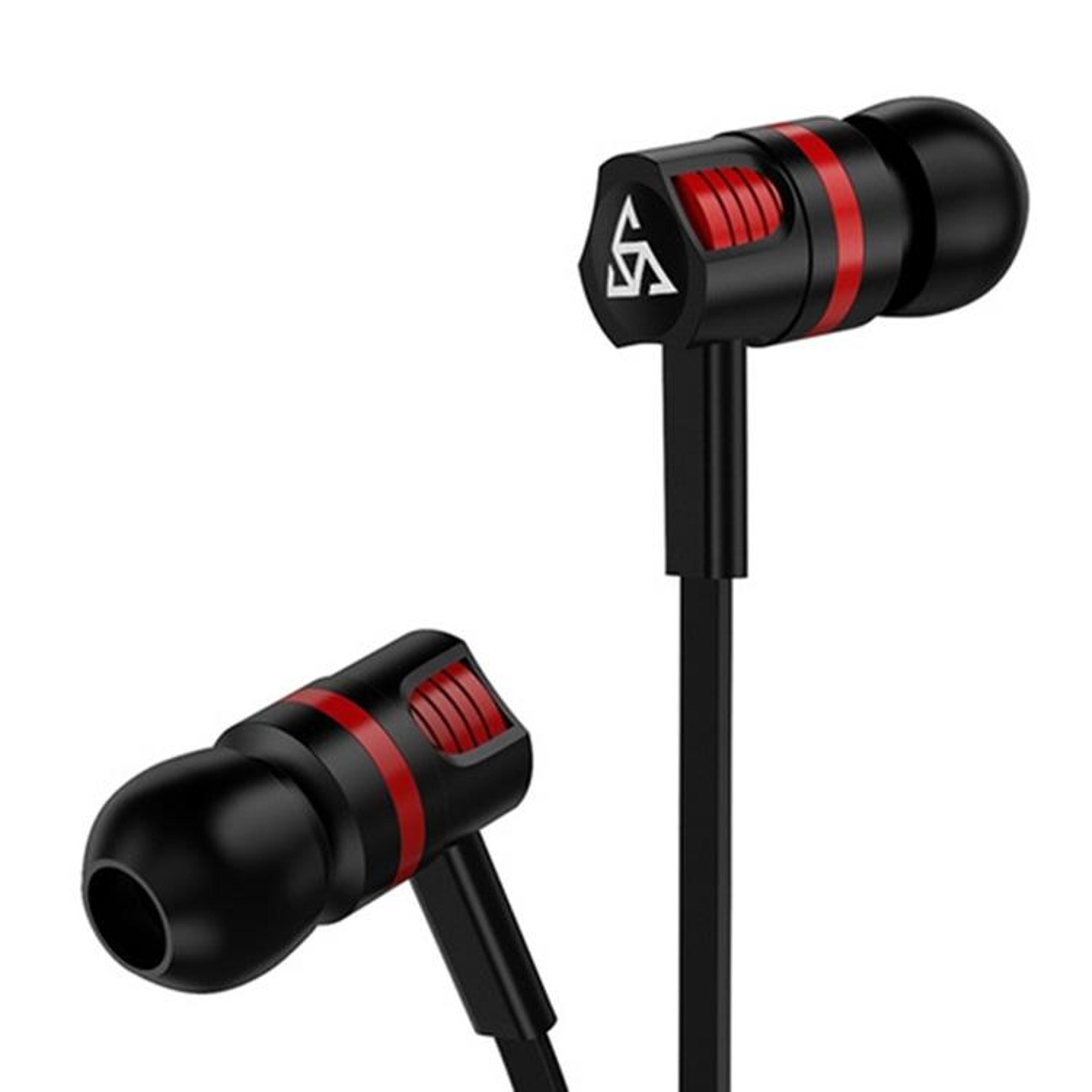 super bass stereo earbuds with built in microphone