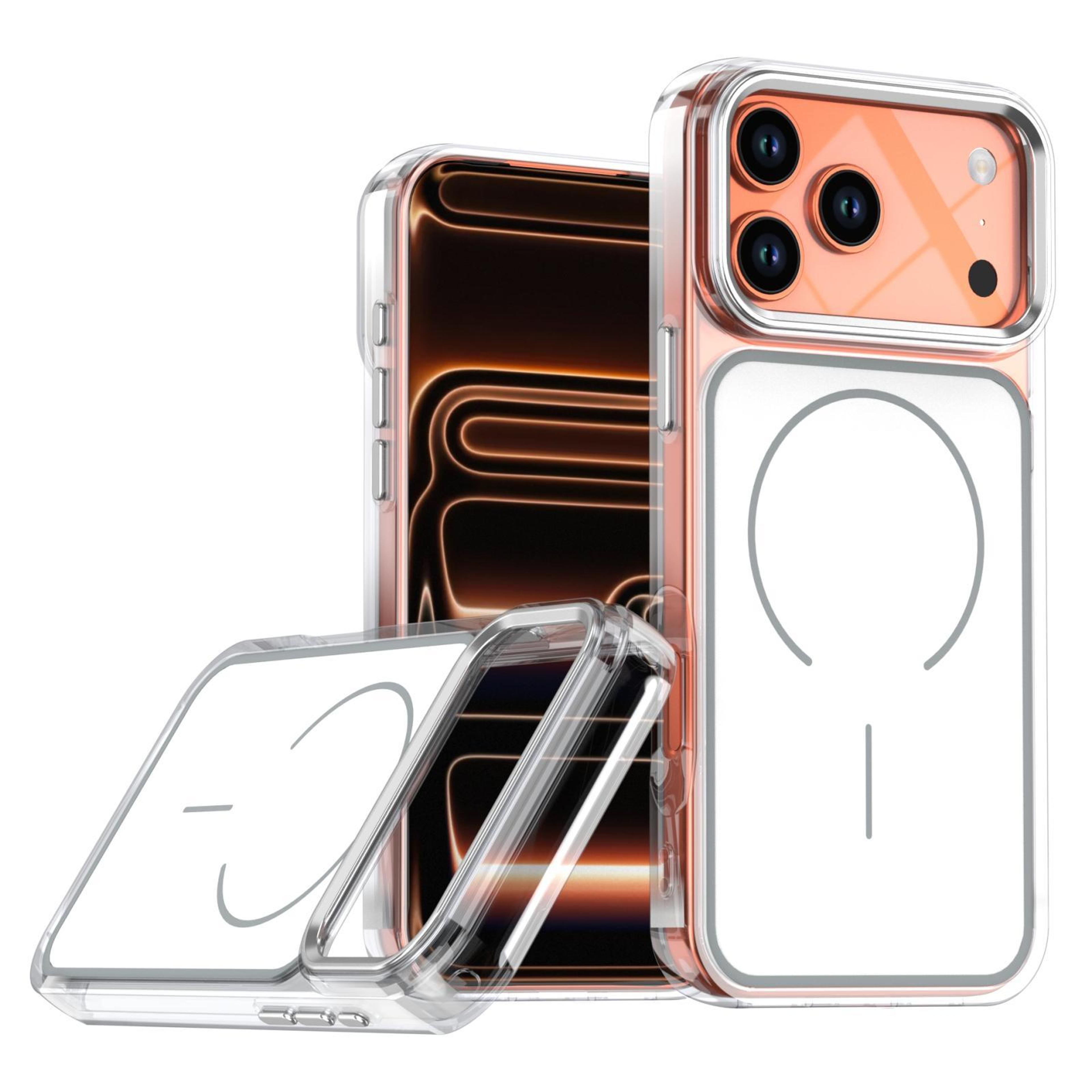 bright shadow two color magsafe magnetic case for iphone 18 pro max
