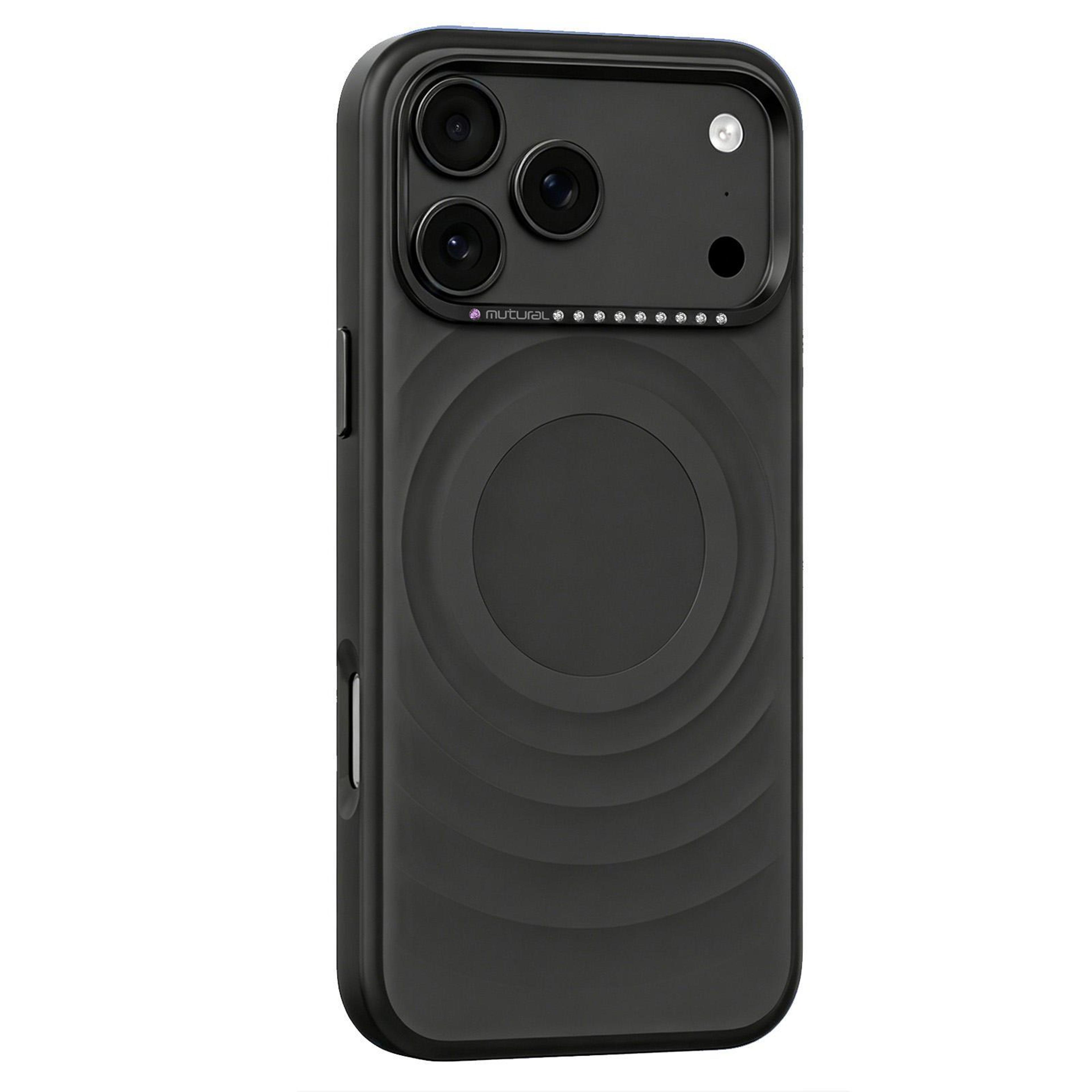 magnetic ripple series iphone 18 pro max case tpu pc hybrid protective cover