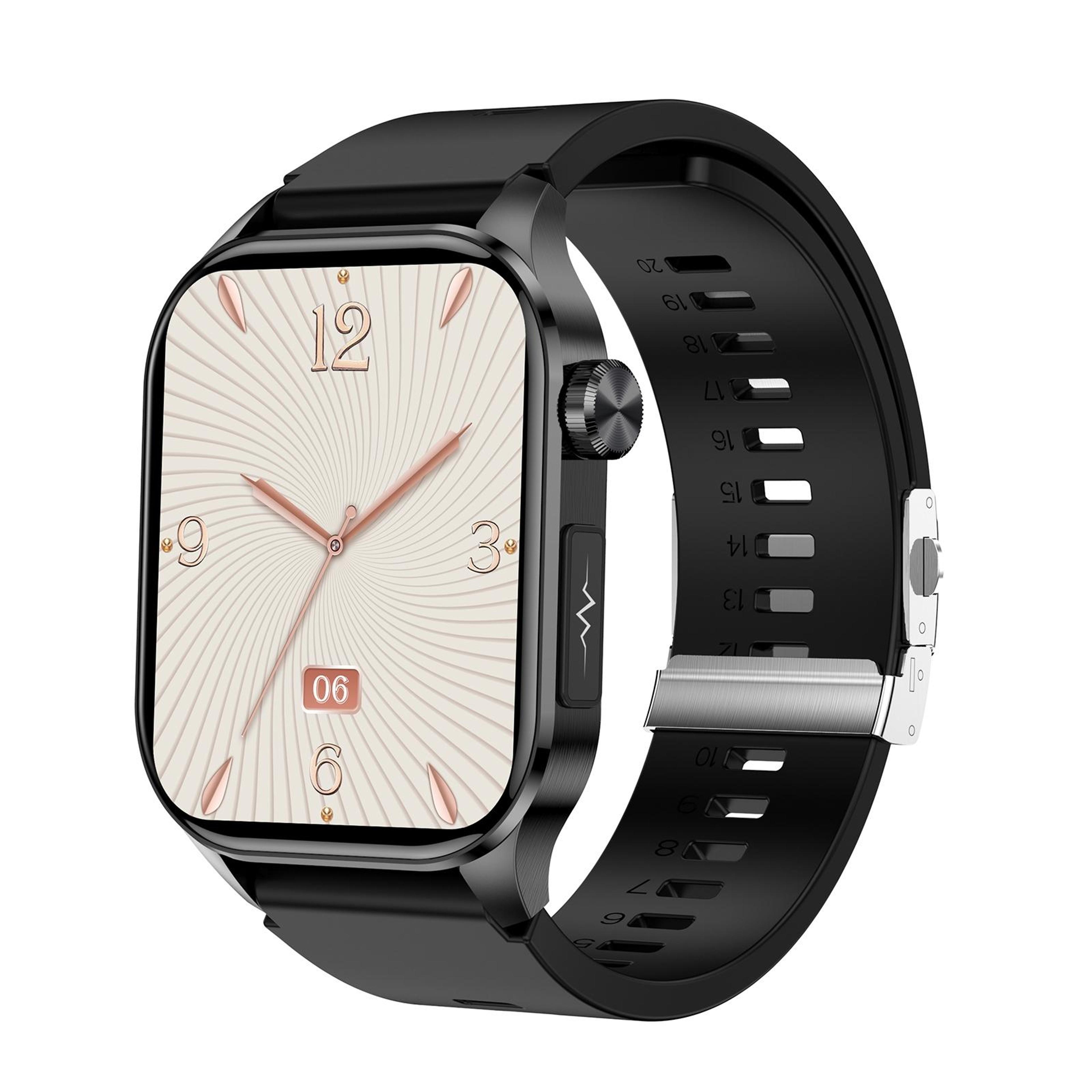 et580 amoled screen sports smart watch with ecg function and bluetooth call
