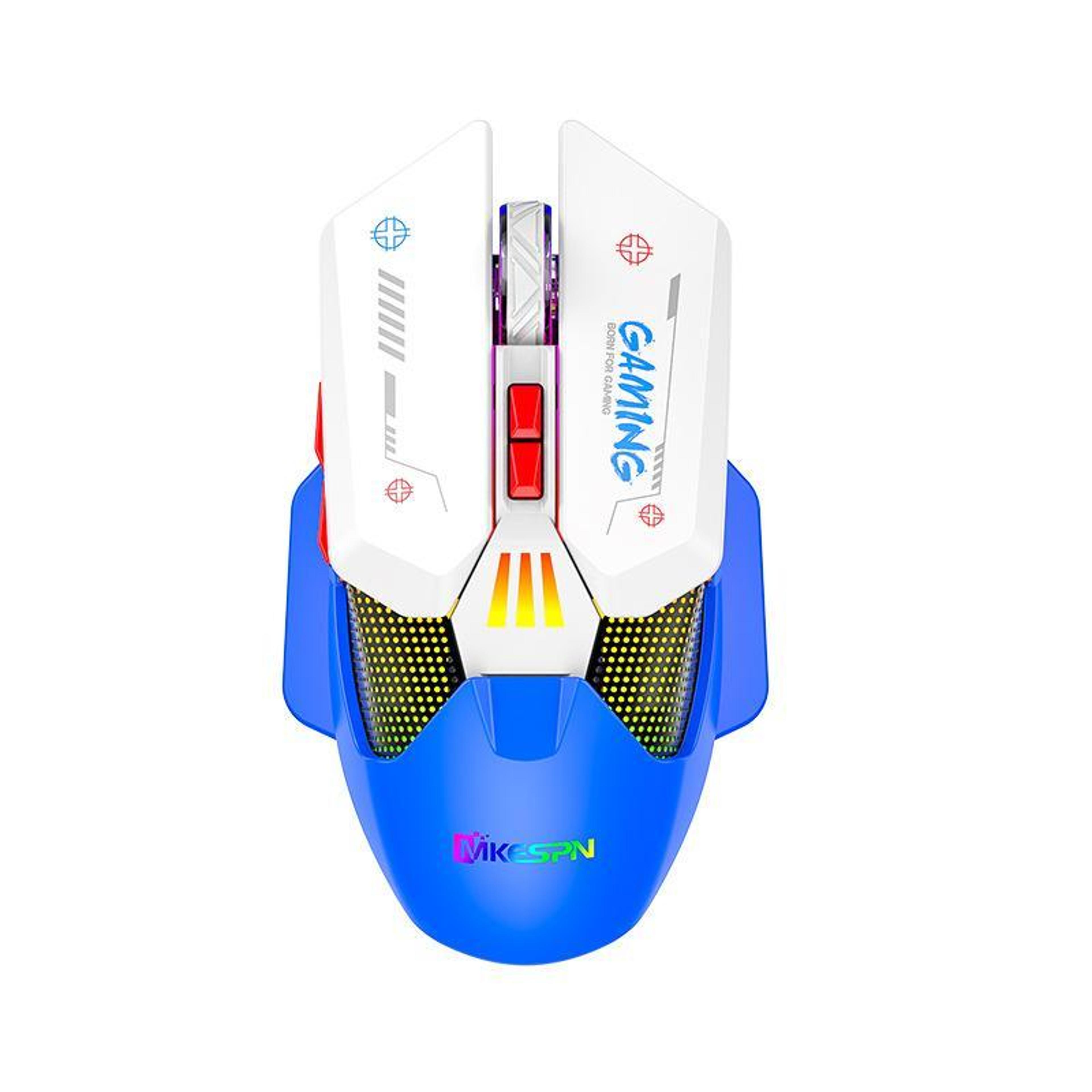 dual mode gaming mouse 10000 dpi fast charging rgb backlit wireless computer mouse