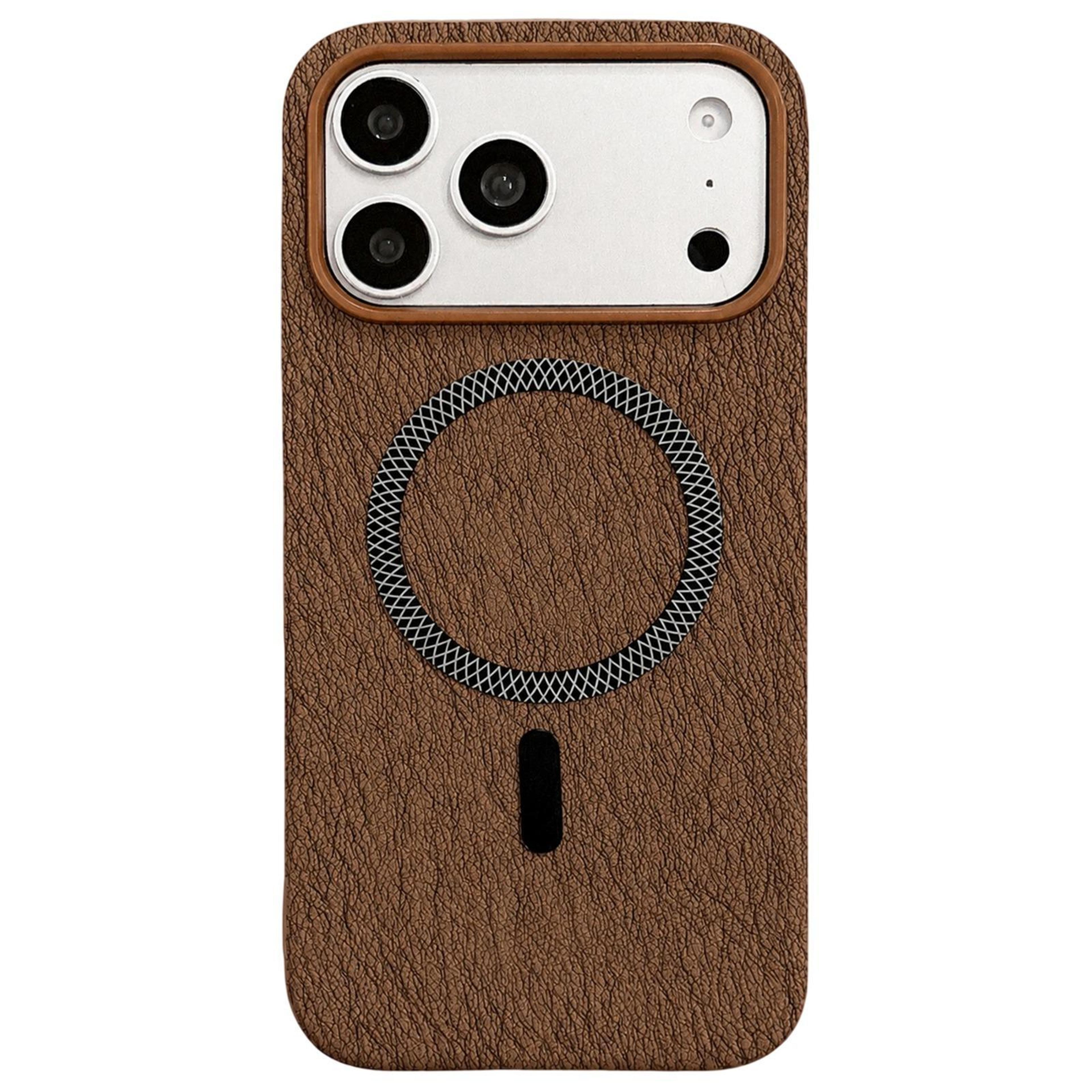 acrylic hybrid tpu rhombus texture magnetic phone case for iphone 18 pro max