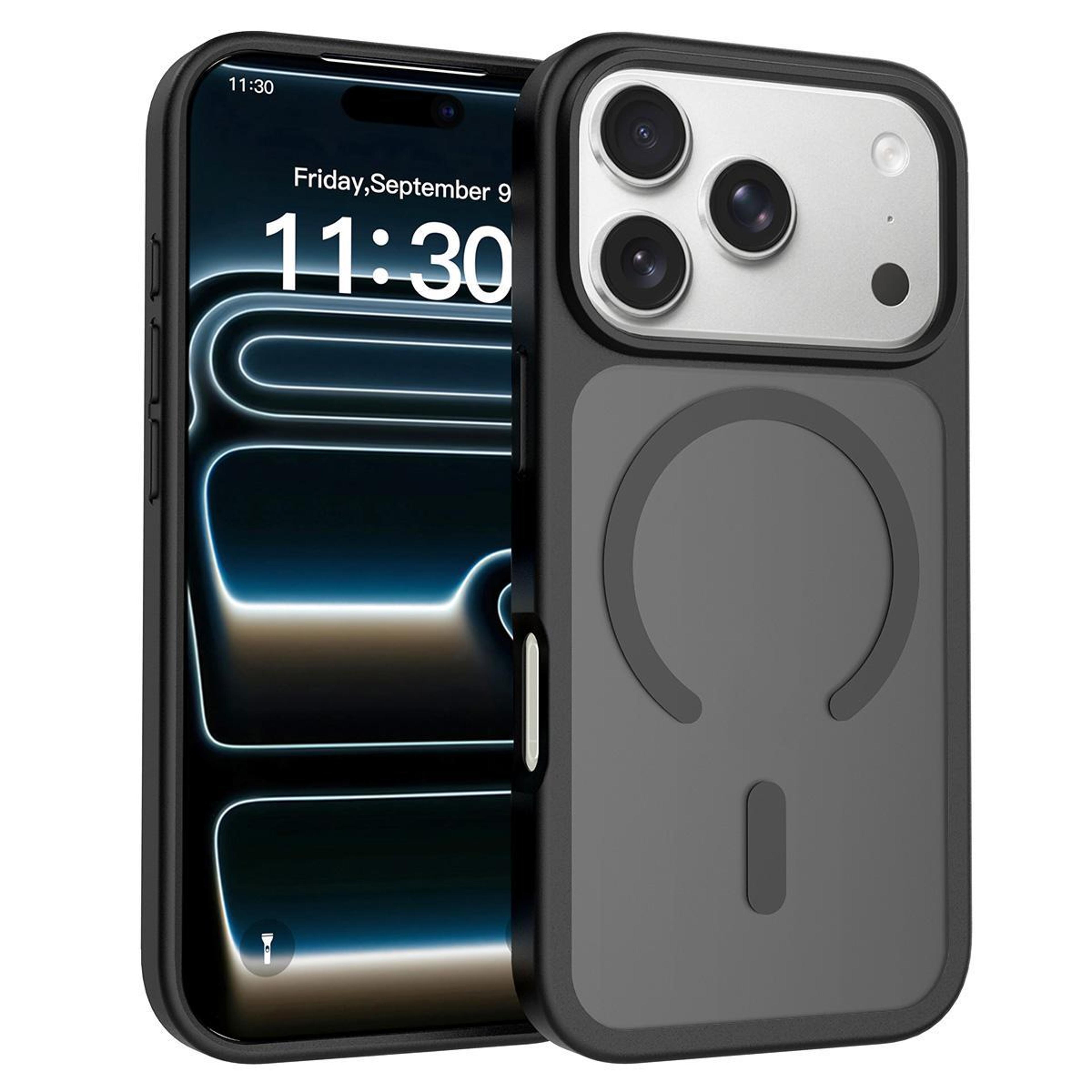 iphone 18 pro magsafe case with skin-feel tpu and hybrid pc protection