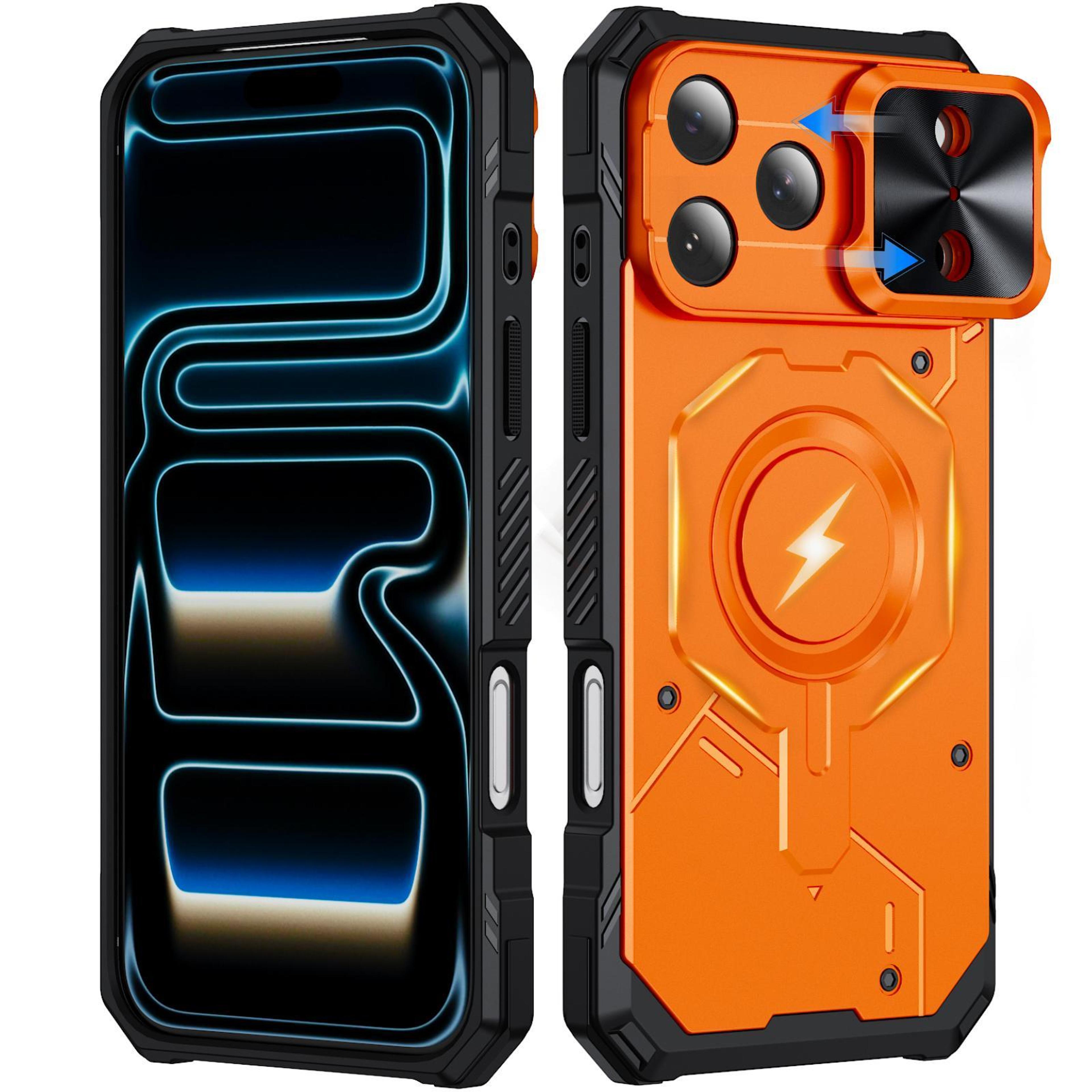 iphone 18 pro max mecha magnetic sliding camshield protective case