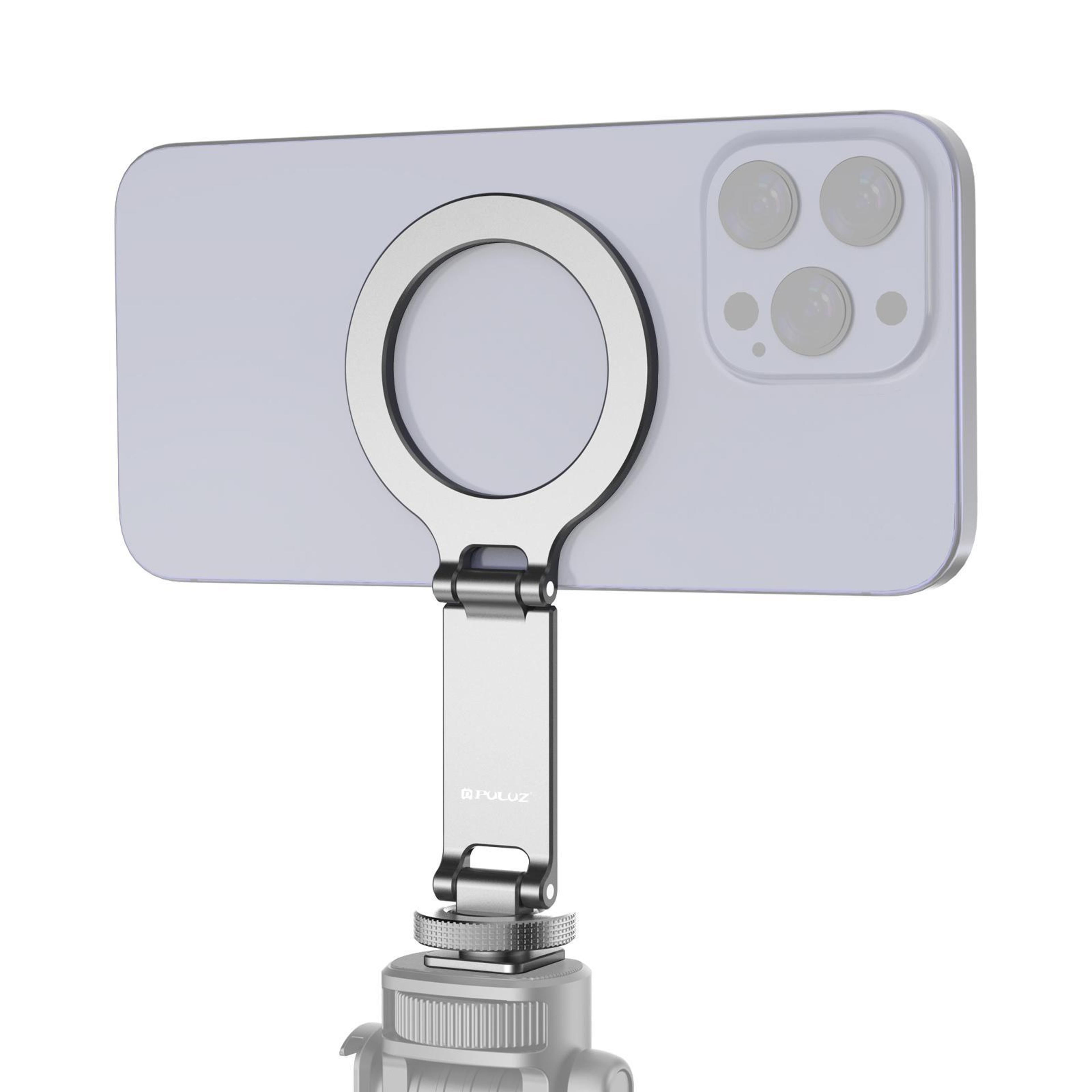 puluz 4 in 1 magsafe phone tripod & magnetic desk stand with camera grip