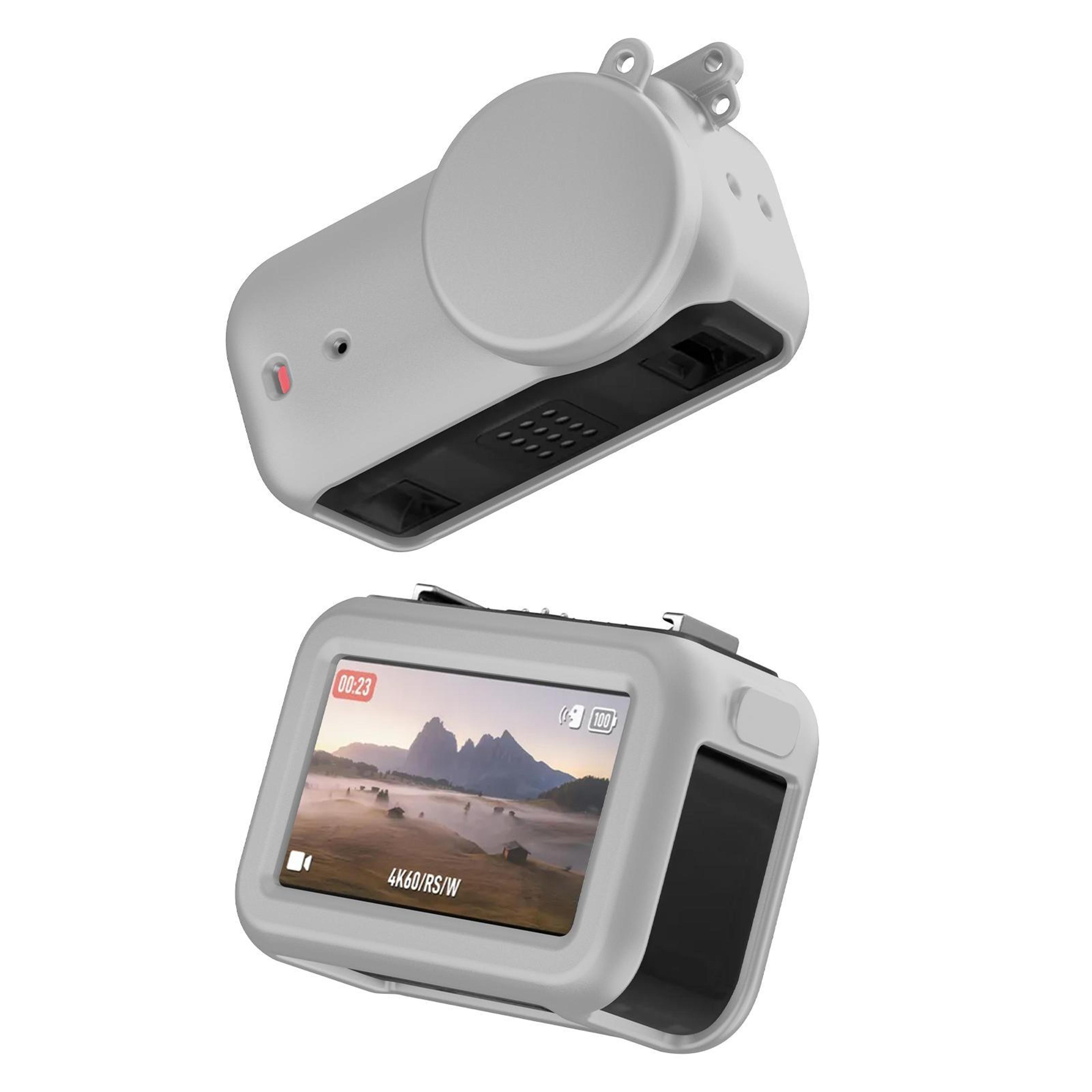 puluz 3 in 1 silicone protective cover set for dji osmo nano camera, lens & transmission module