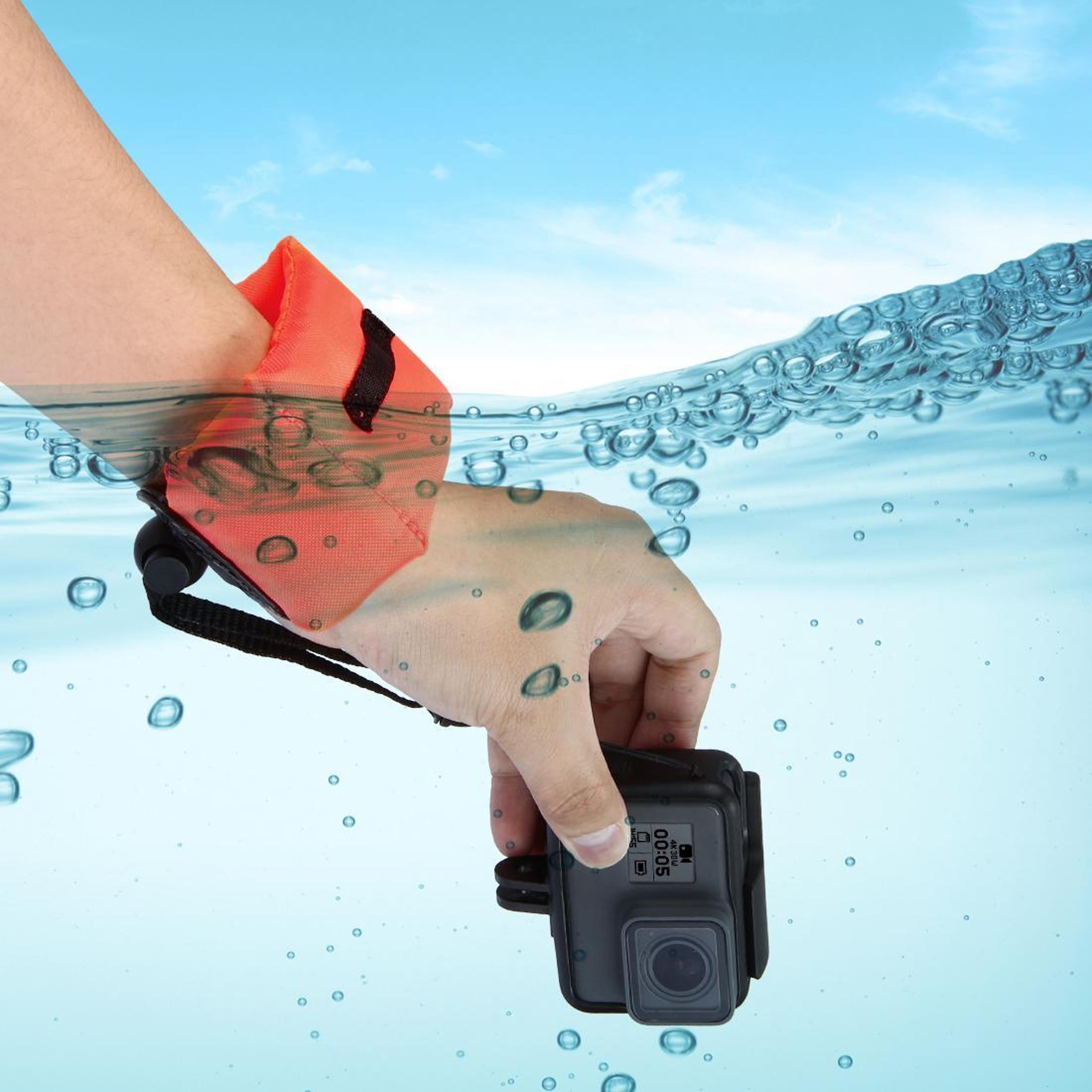 puluz floating camera strap for gopro, insta360 & dji action cameras