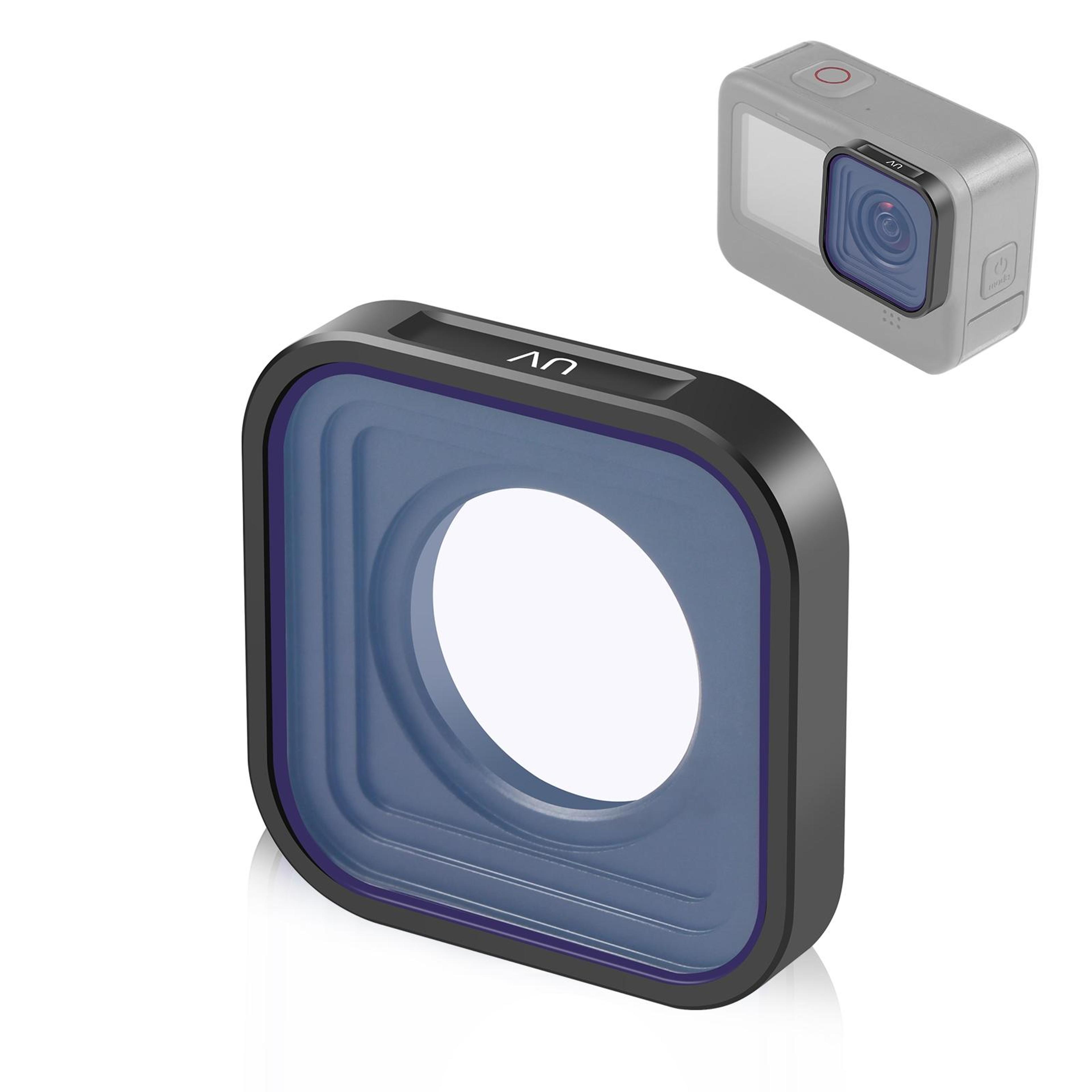 puluz gopro uv lens filter hd camera lens protector for hero13 hero12 hero11 hero10 hero9