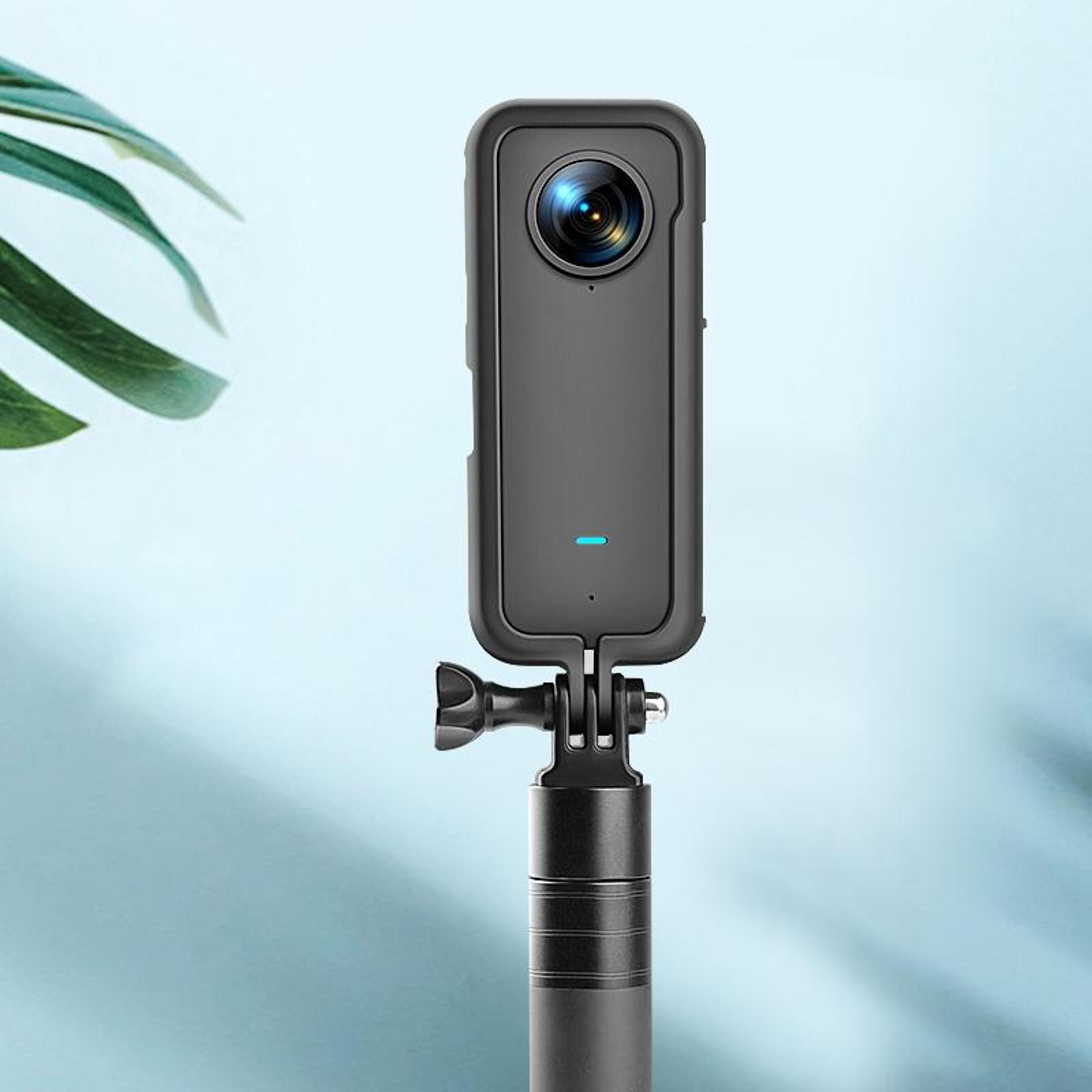 puluz shockproof insta360 one x2 protective frame with mount adapter