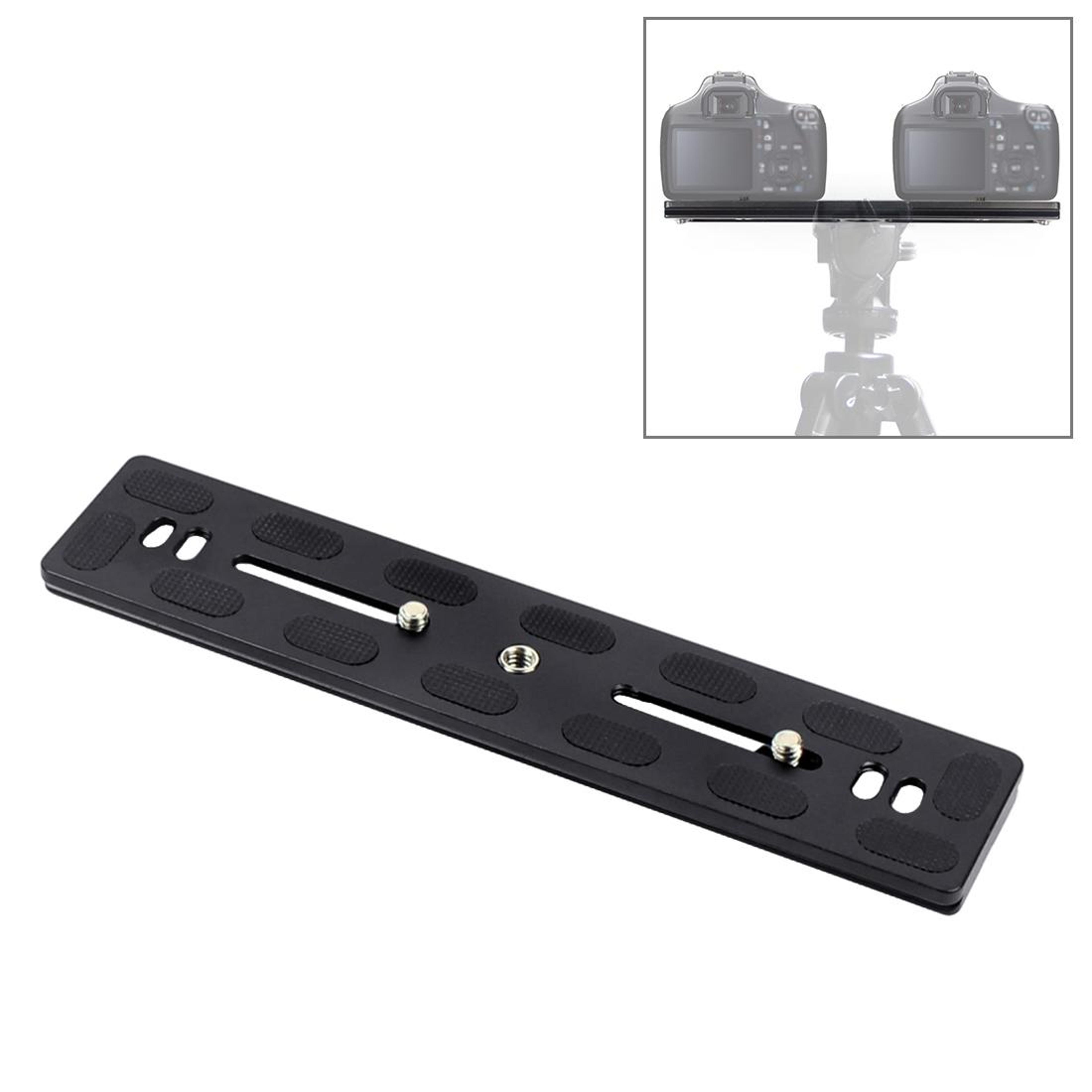 puluz 200mm aluminum alloy arca swiss quick release plate for benro ball heads qr clamp