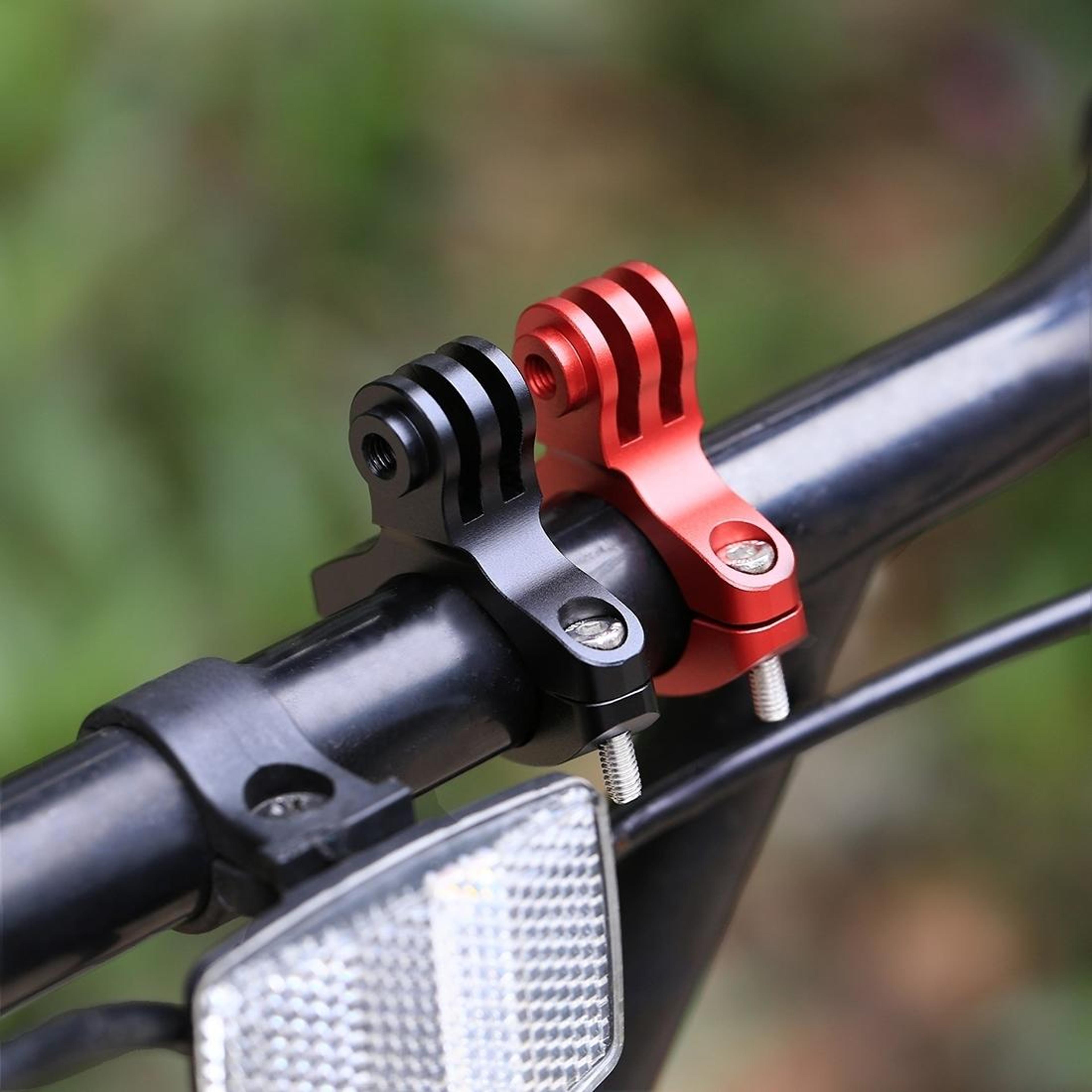 aluminum bike handlebar mount for gopro insta360 dji action cameras adjustable cnc clamp adapter