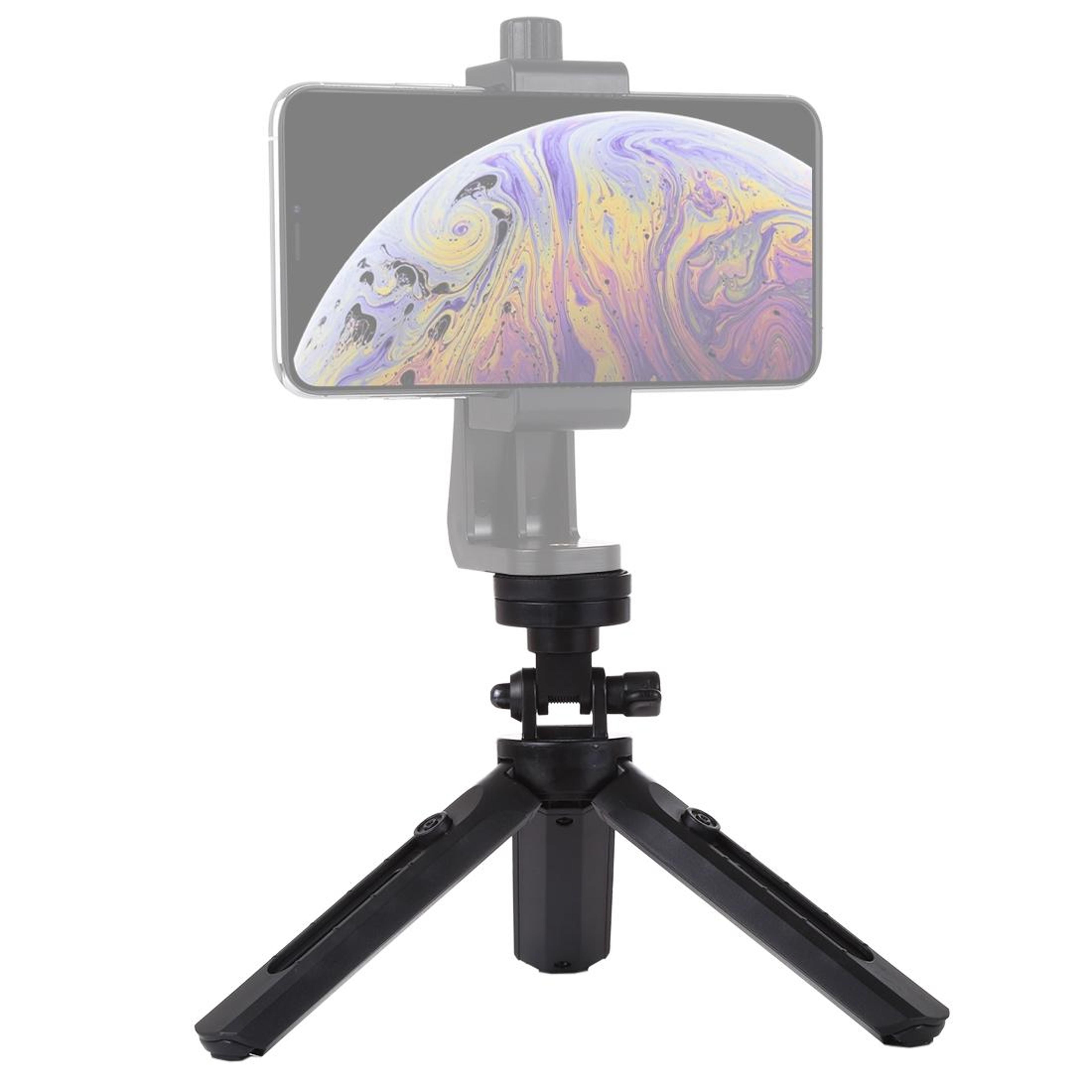 puluz adjustable desktop camera tripod stand with 1/4" mount for dslr, vlogging & travel
