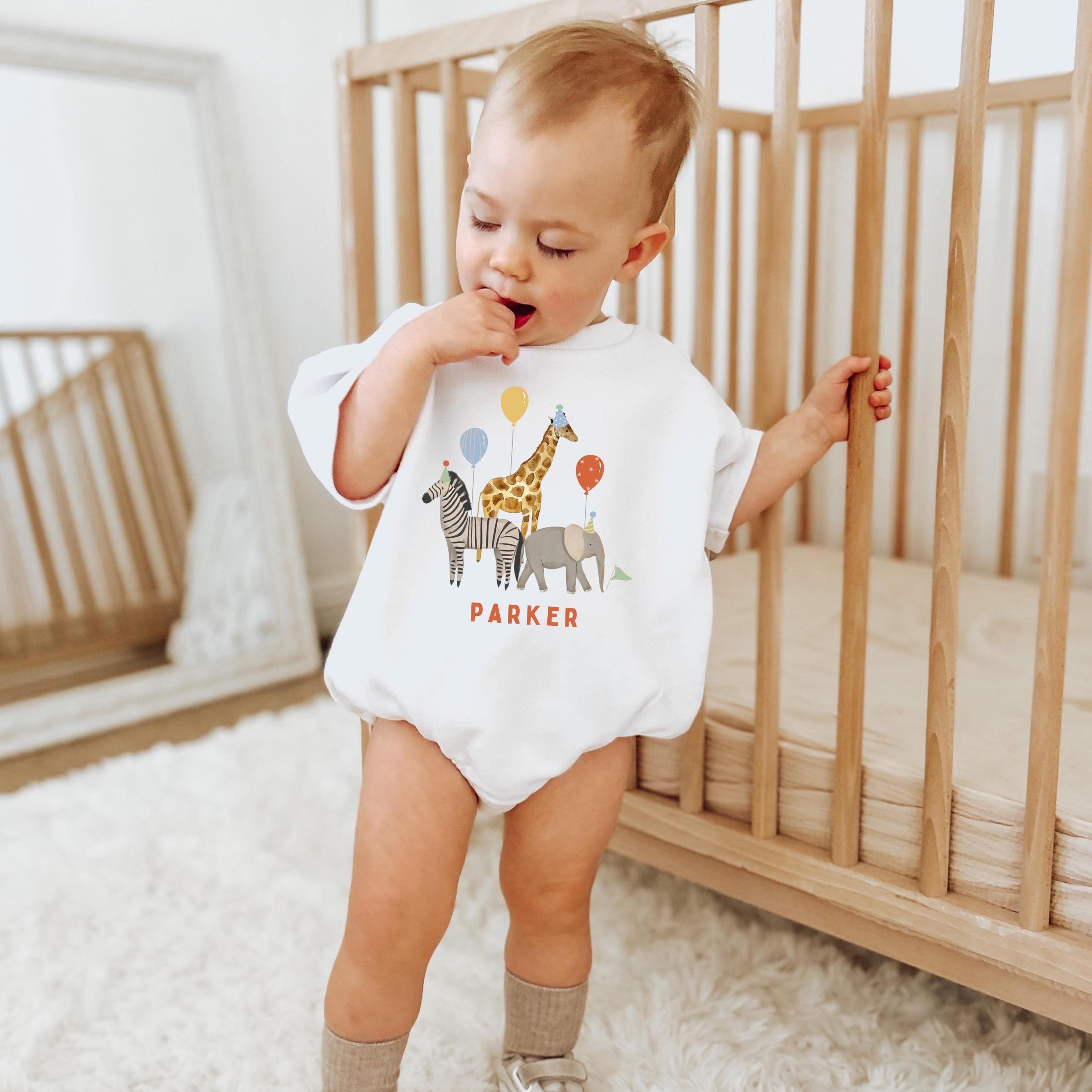 party animal birthday shirt, safari birthday outfit, jungle animal baby romper, wild one birthday tee, toddler birthday