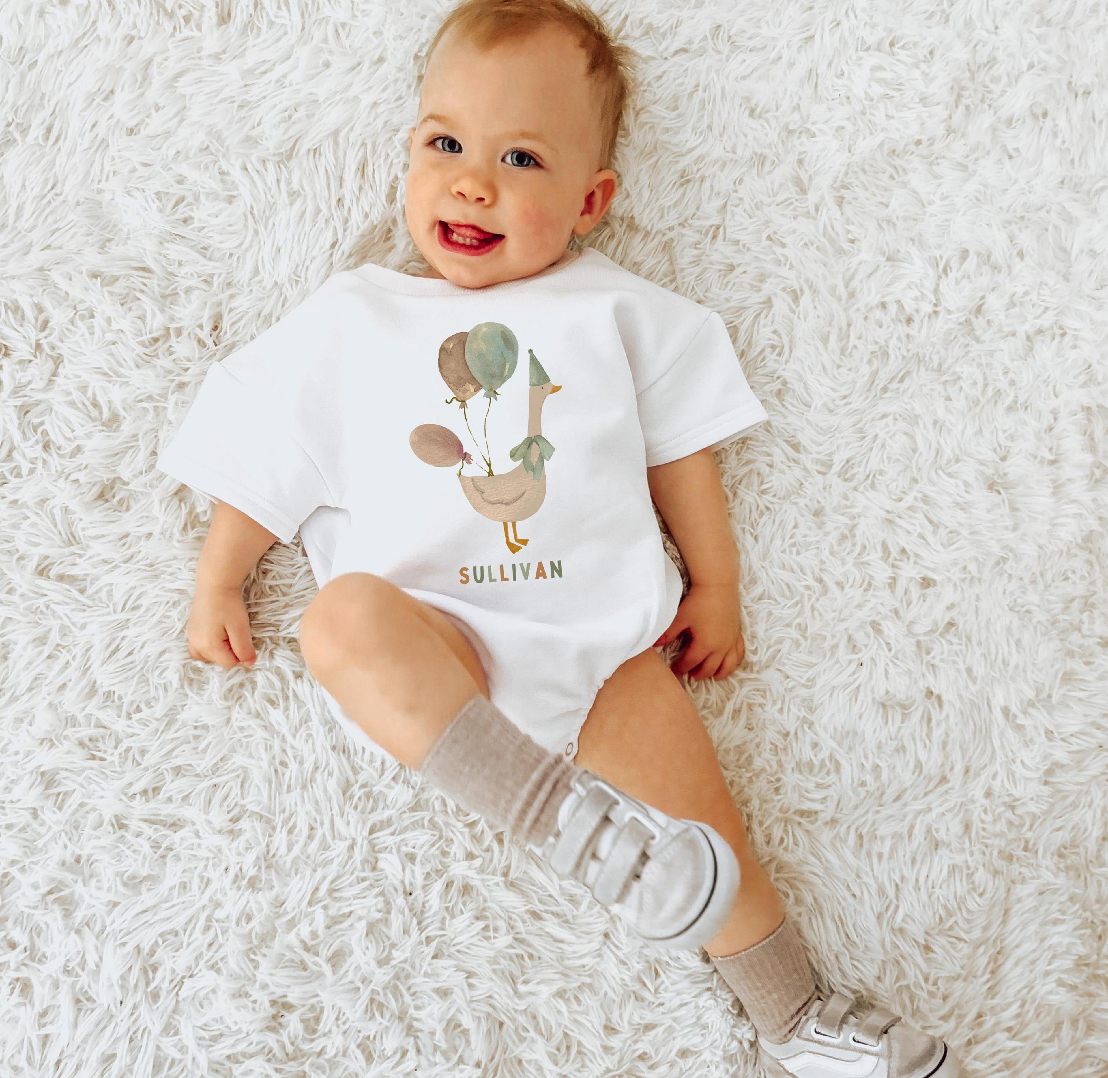 vintage silly goose birthday shirt, goose birthday outfit, funny birthday romper, toddler birthday tee, first birthday s