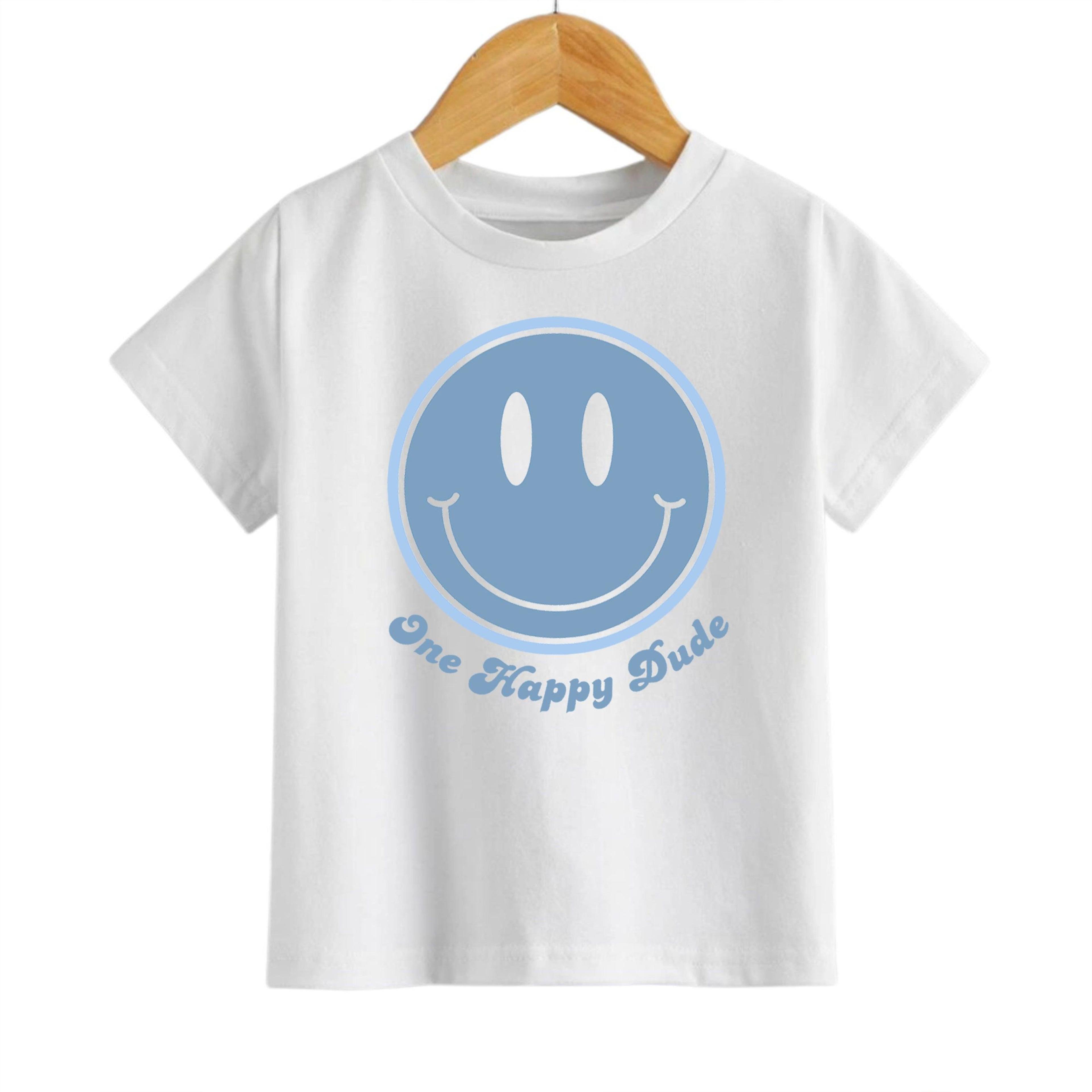 one happy dude shirt, happy one birthday outfit, first birthday boy outfit, retro birthday shirt, cake smash tee