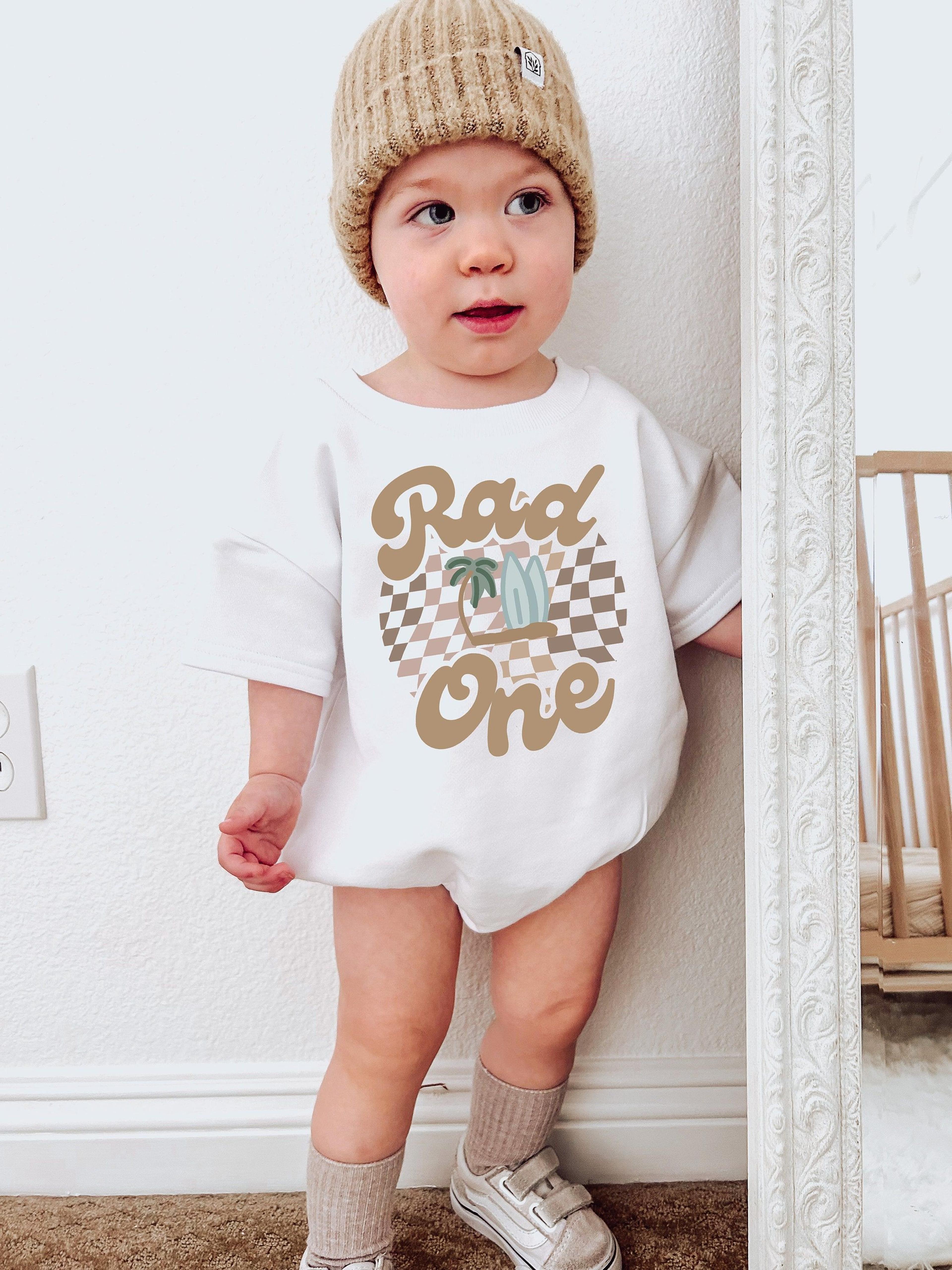 rad one birthday shirt, one rad year outfit, first birthday boy shirt, retro birthday tee, cake smash outfit