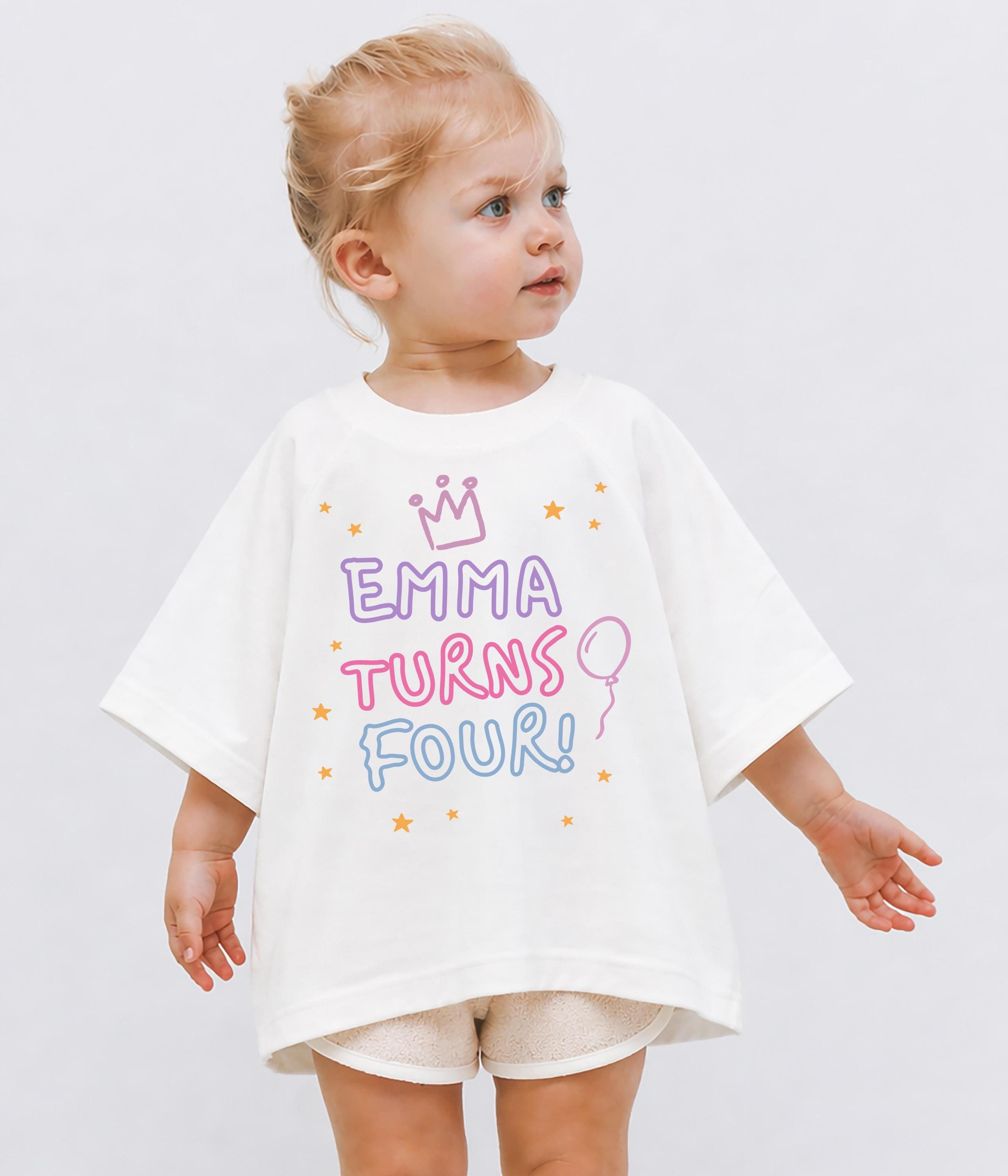 custom birthday girl oversized shirt, personalized birthday outfit, coquette birthday tee, pink birthday shirt