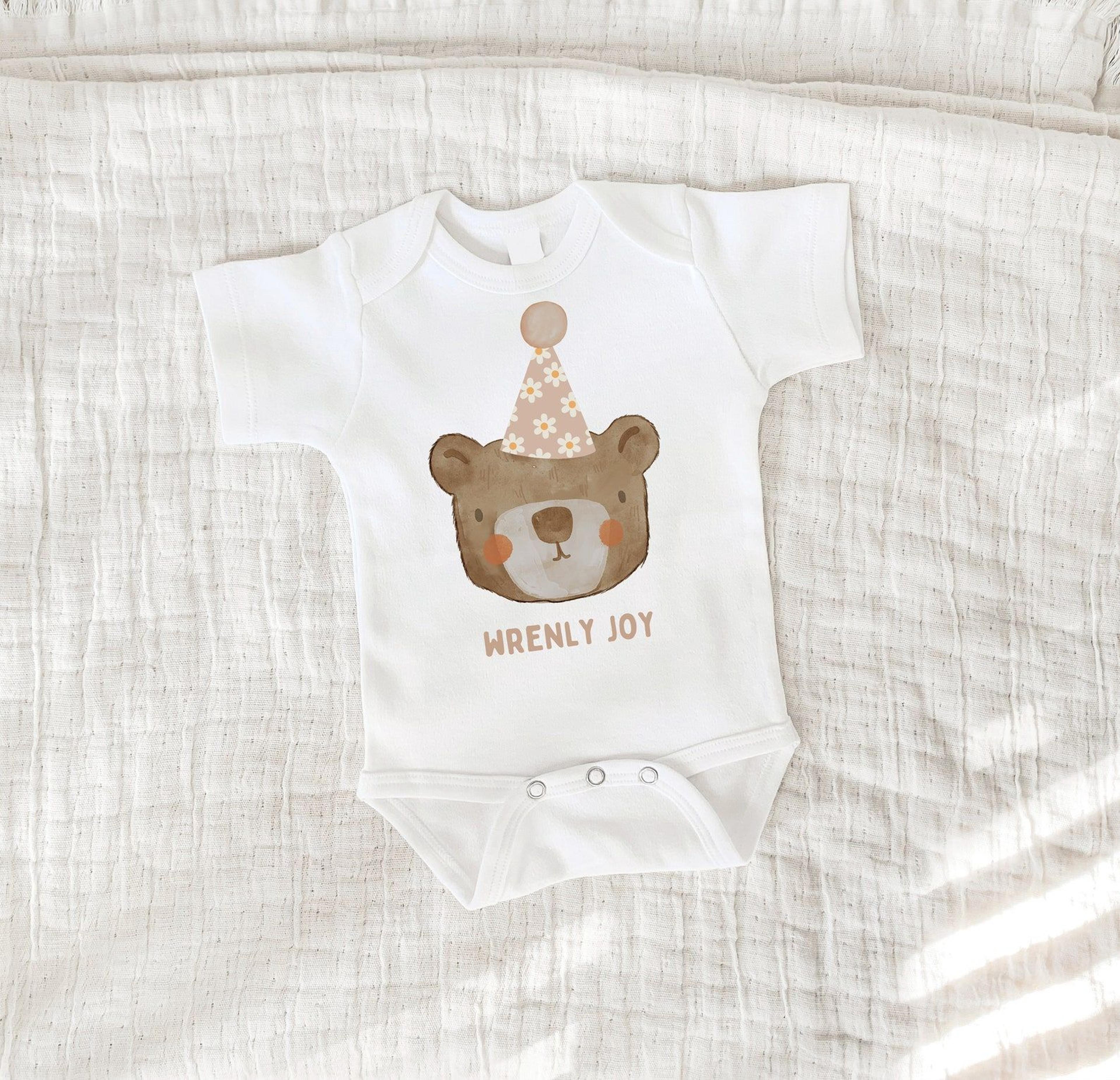 beary sweet birthday shirt, teddy bear birthday outfit, bear birthday romper, first birthday bear tee, cake smash outfit