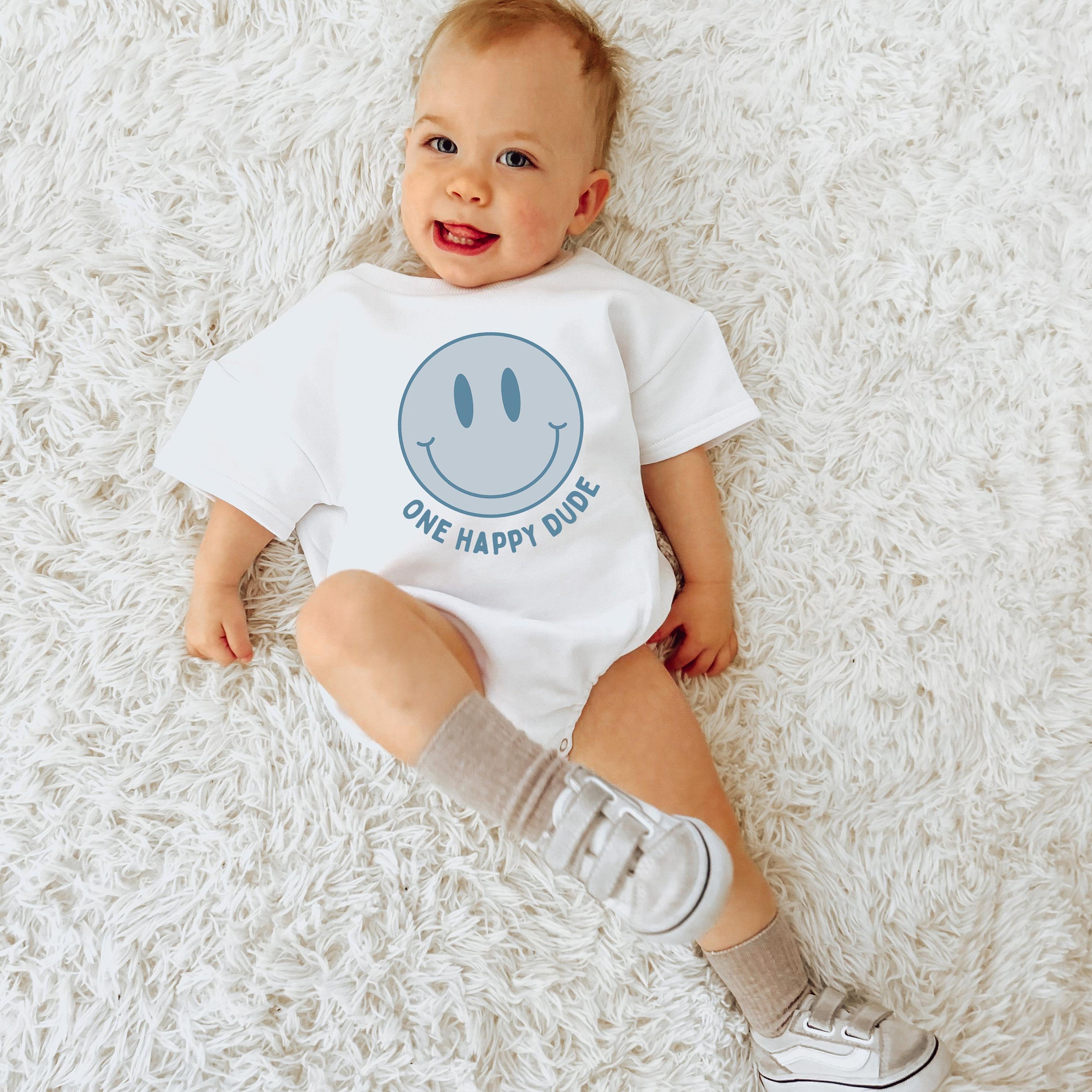 one happy dude birthday shirt, retro first birthday outfit, groovy birthday tee, happy one shirt, cake smash outfit
