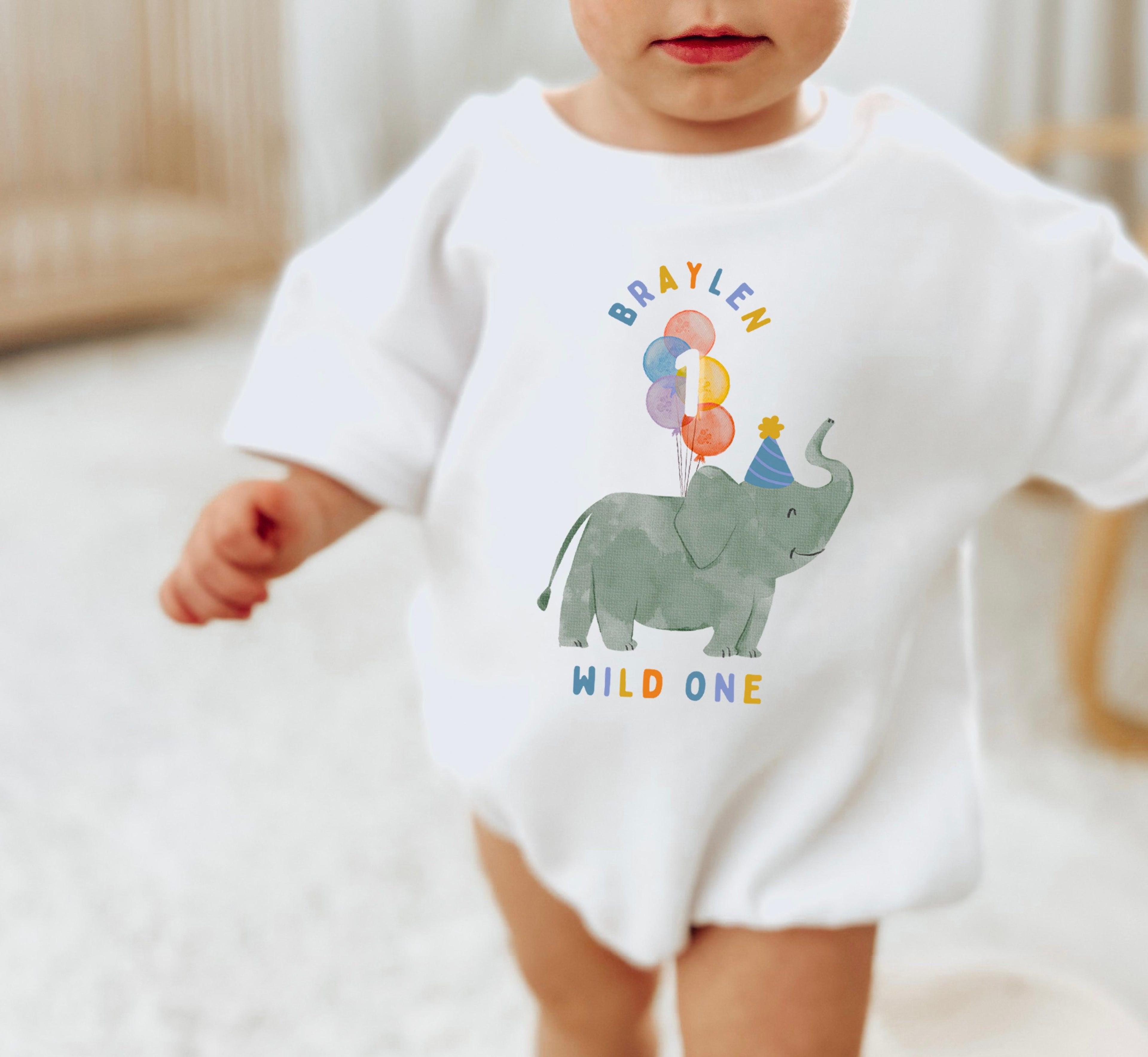 wild one birthday outfit, safari first birthday romper, jungle birthday shirt, wild one romper, cake smash outfit
