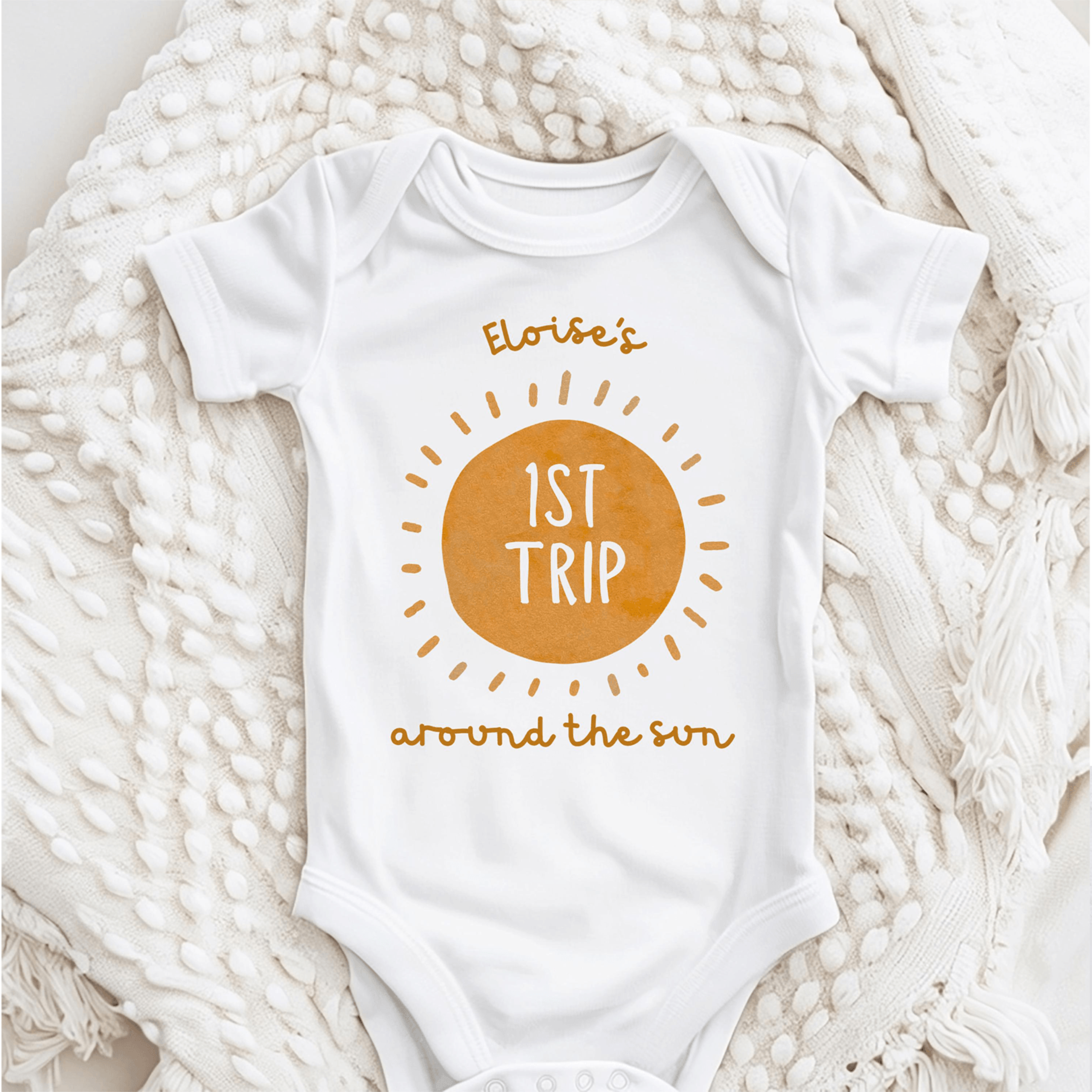 first trip around the sun outfit, sunshine first birthday romper, first birthday shirt, sun birthday outfit, cake smash