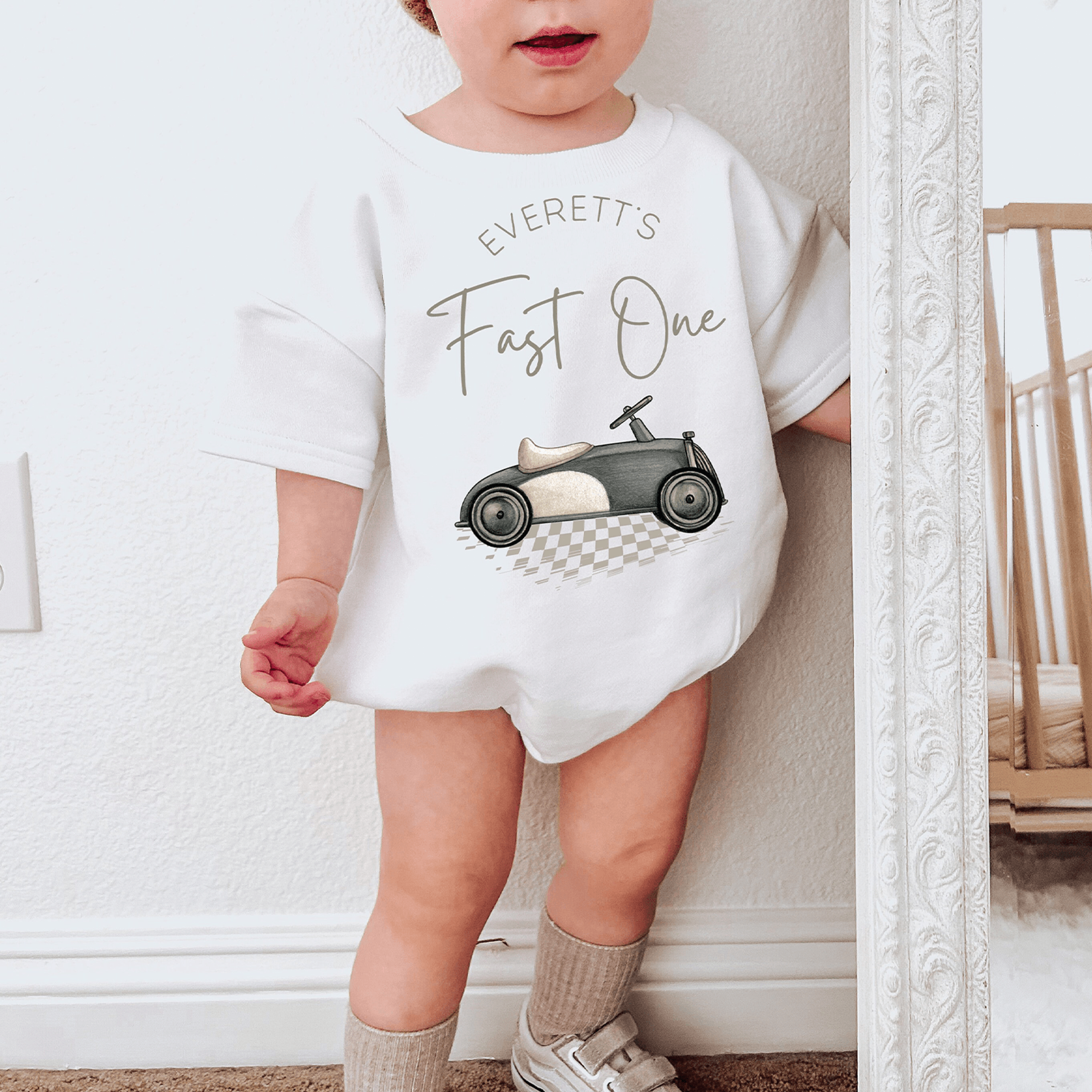 fast one birthday outfit, race car first birthday shirt, racing birthday romper, fast one tee, cake smash outfit