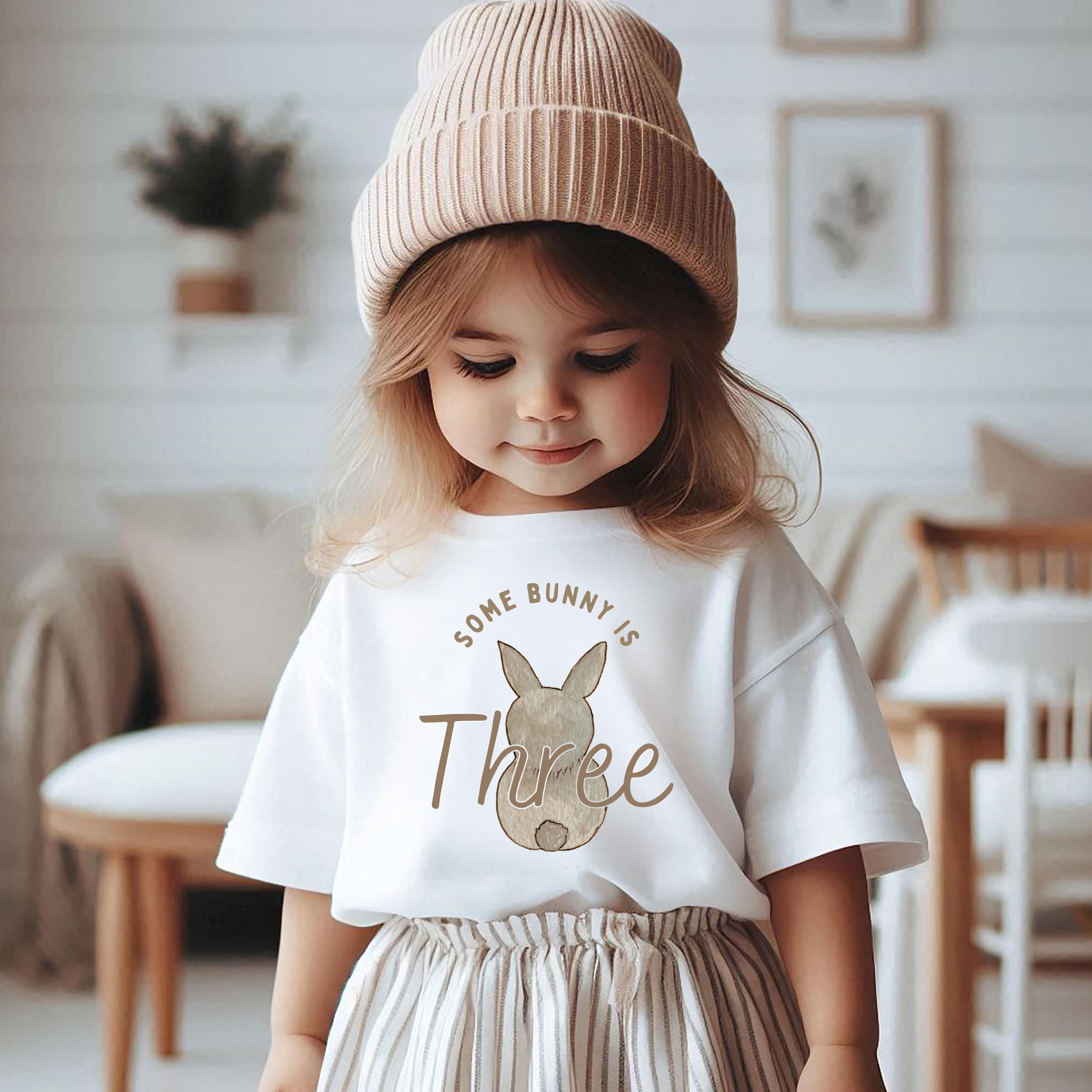 some bunny is two birthday shirt, bunny 2nd birthday outfit, rabbit birthday tee, second birthday shirt, easter birthday