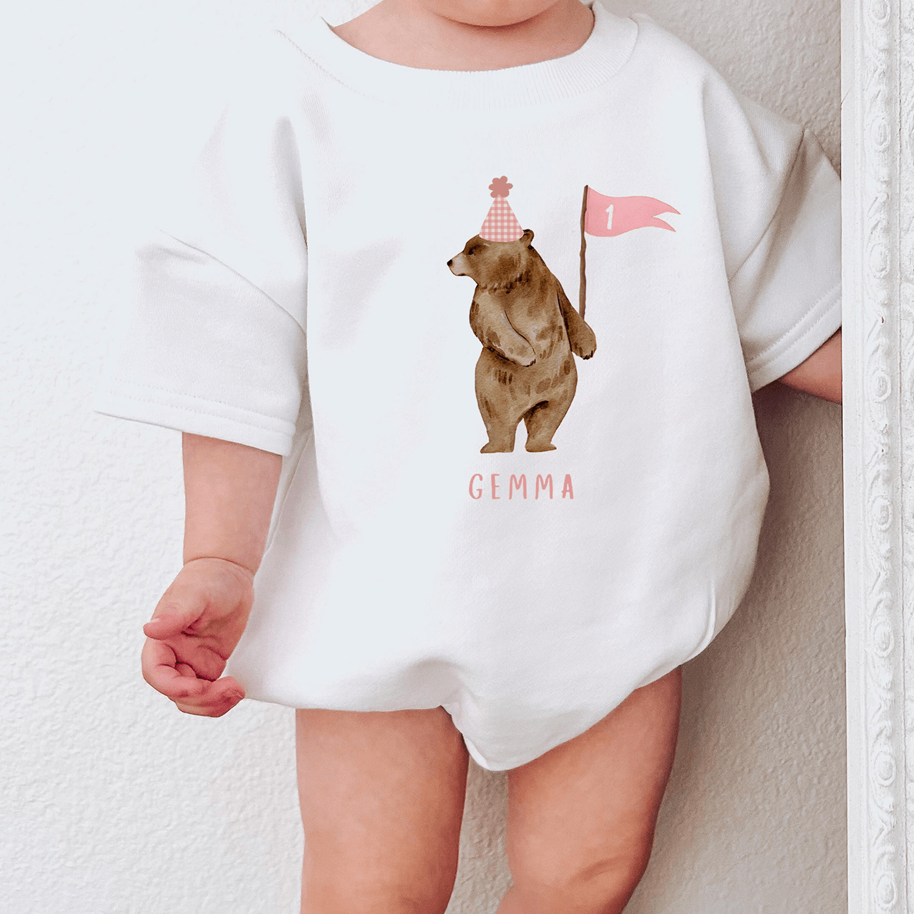 beary first birthday outfit, bear birthday romper, teddy bear first birthday shirt, woodland birthday outfit, cake smash