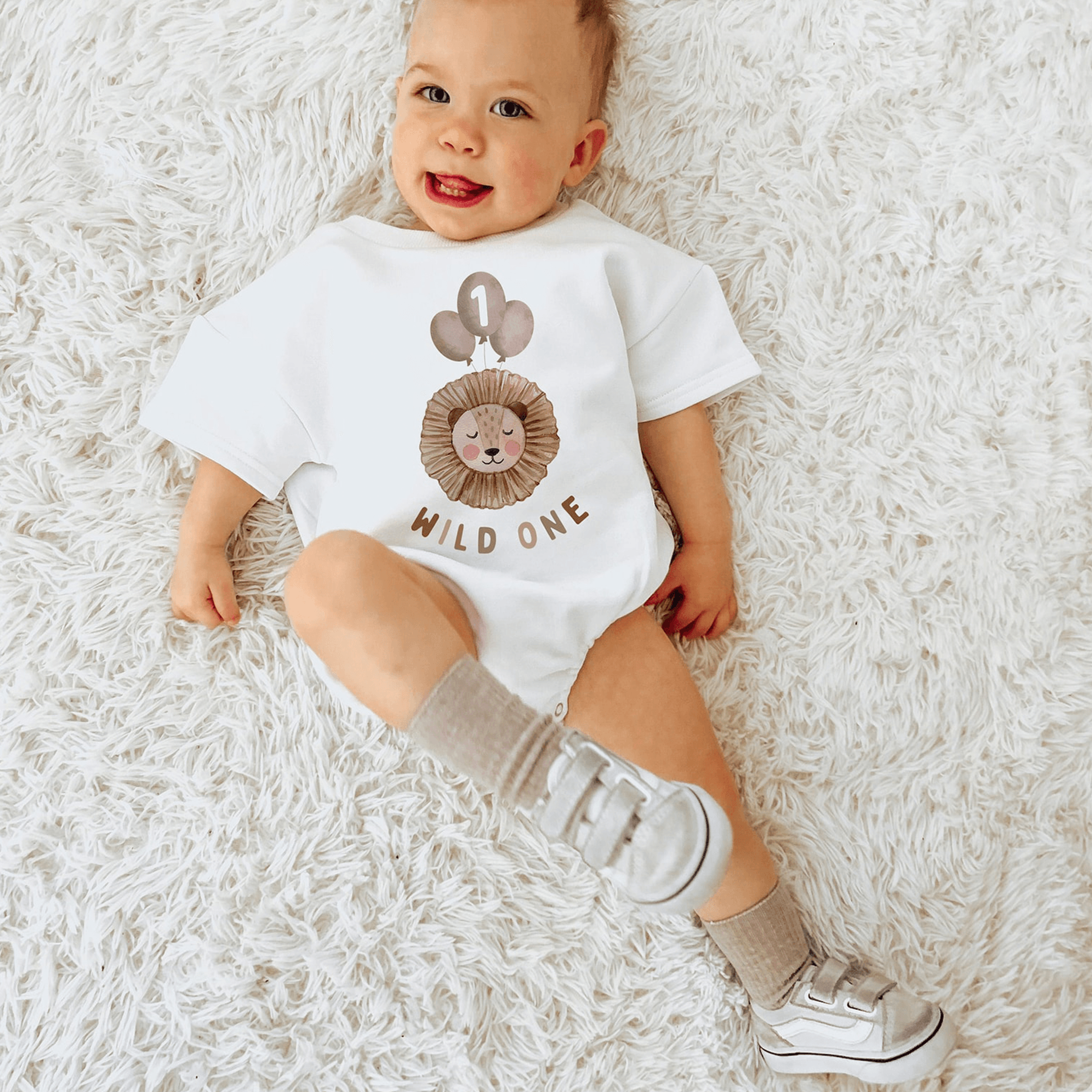 wild one first birthday outfit, lion birthday romper, safari first birthday shirt, jungle birthday outfit, cake smash ou