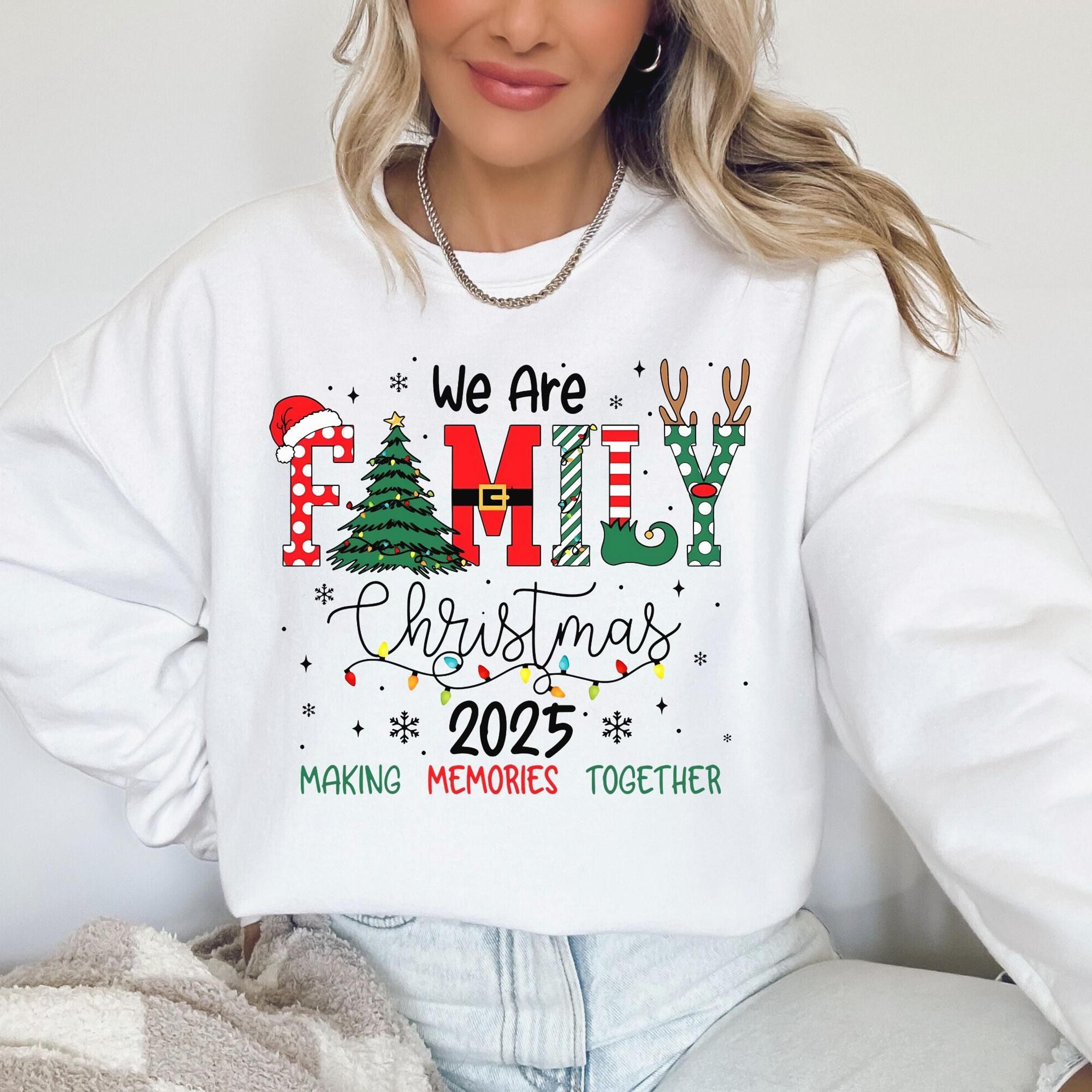 family christmas 2025 sweatshirt, matching family christmas shirts, christmas vacation 2025 sweatshirt, family holiday