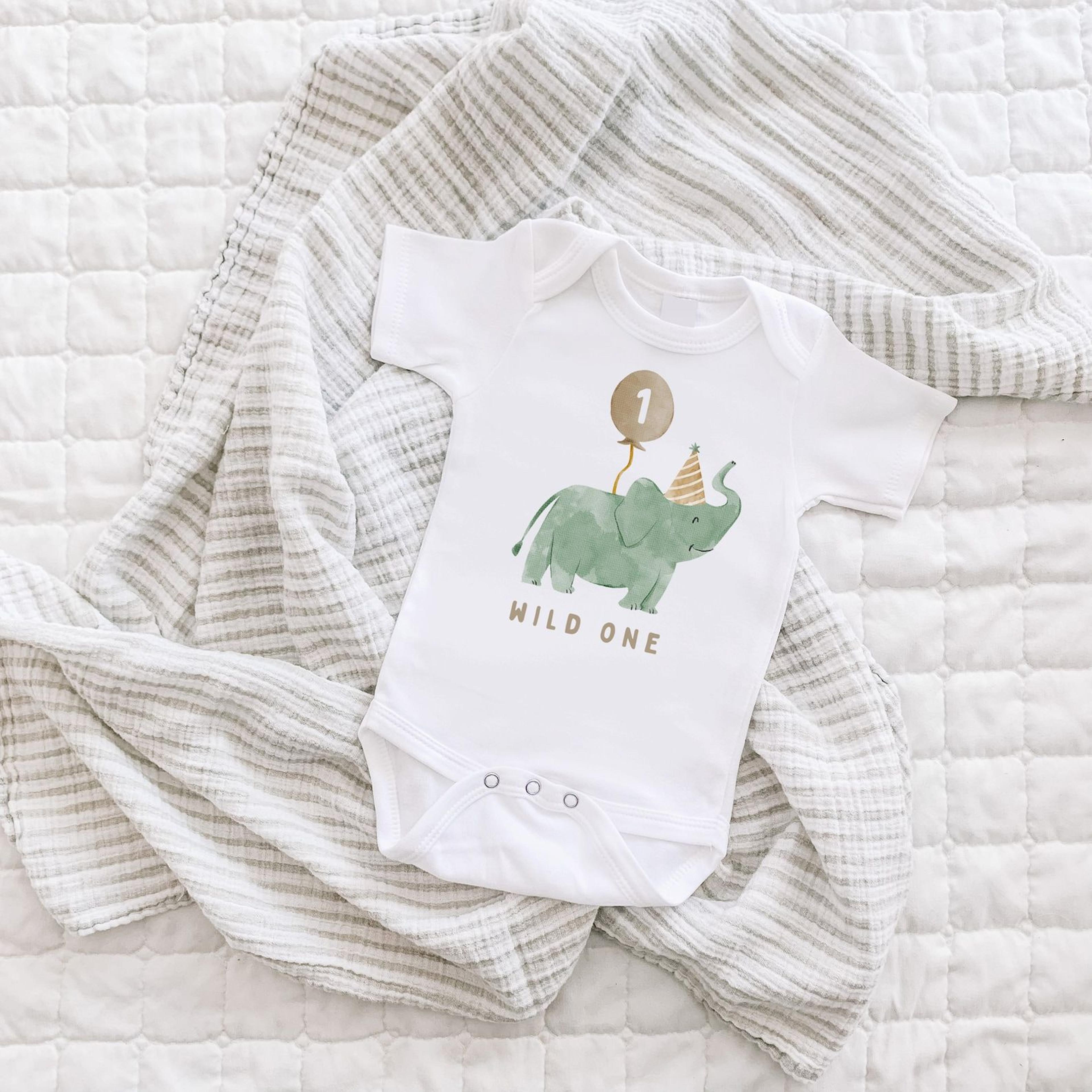 wild one first birthday sweatshirt romper, safari birthday outfit, jungle first birthday romper, wild one birthday shirt