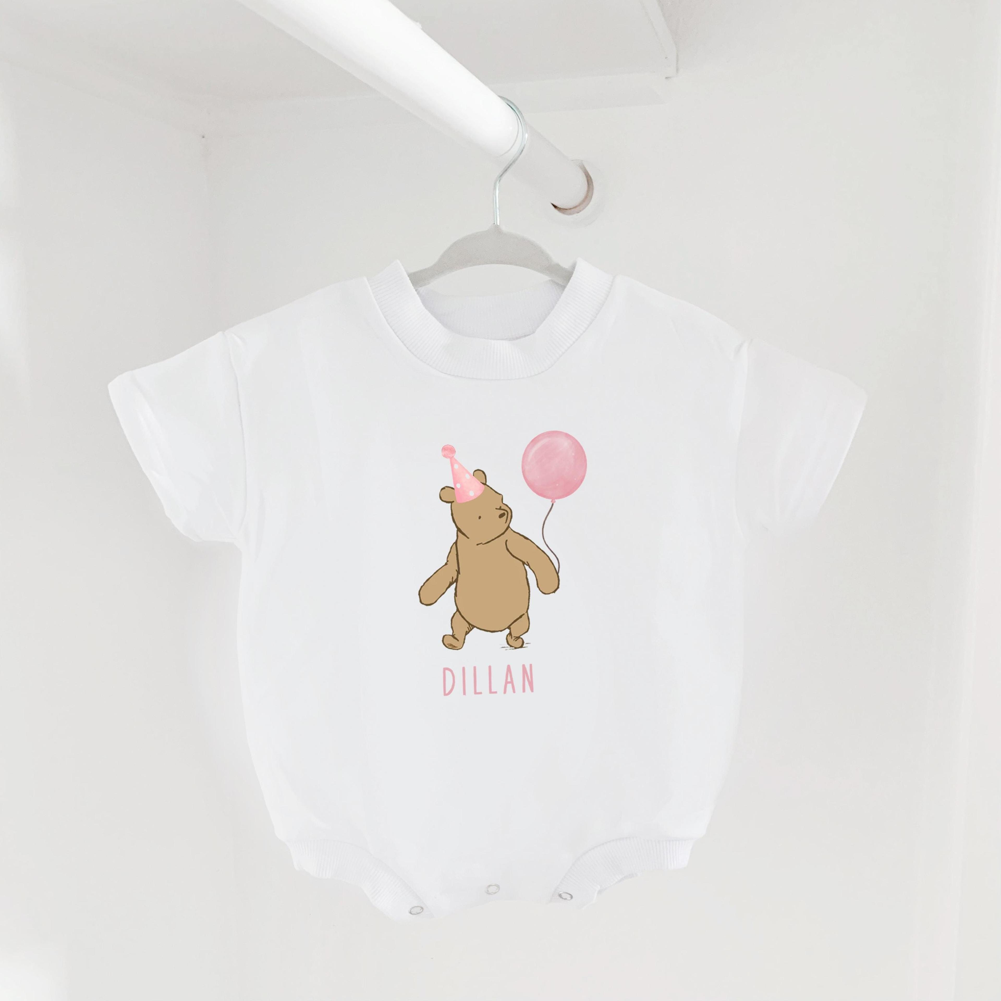 classic pooh birthday shirt, pink birthday girl shirt, pooh bear birthday outfit, storybook birthday tee, birthday celeb