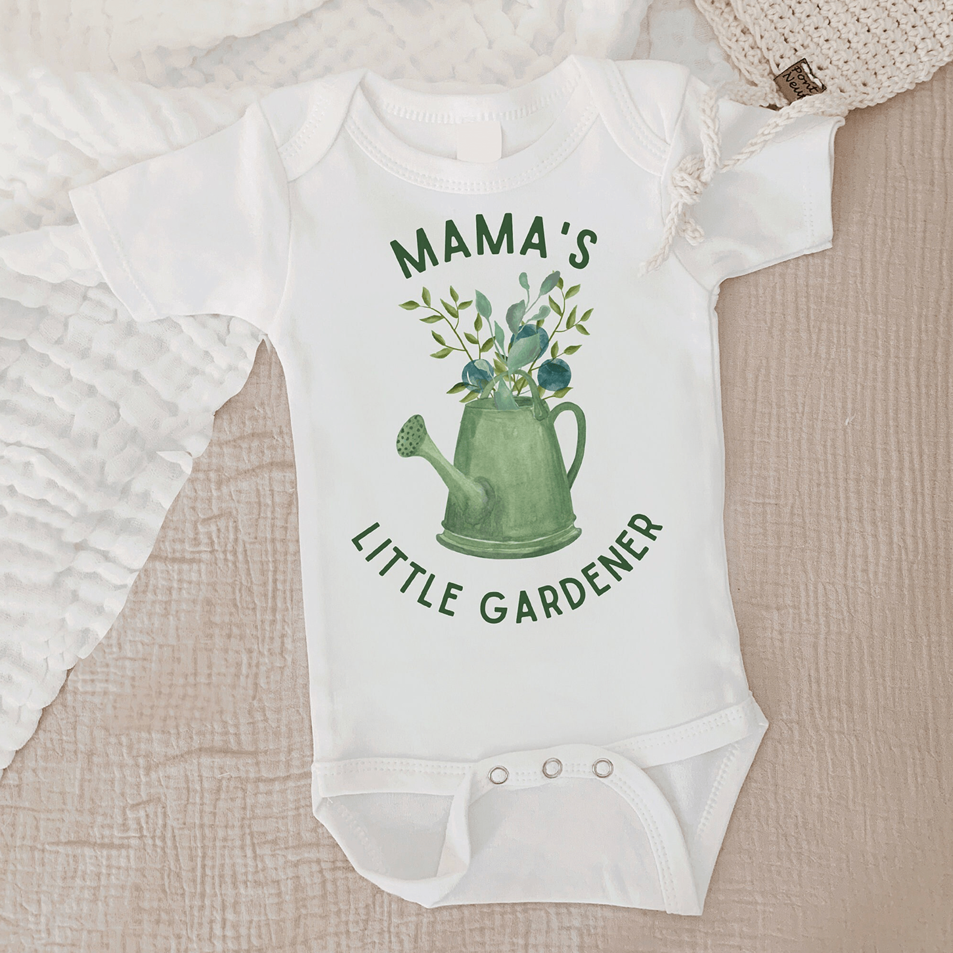 little gardener shirt, baby gardener outfit, mama's little gardener shirt, gardening baby bodysuit, plant lover baby out