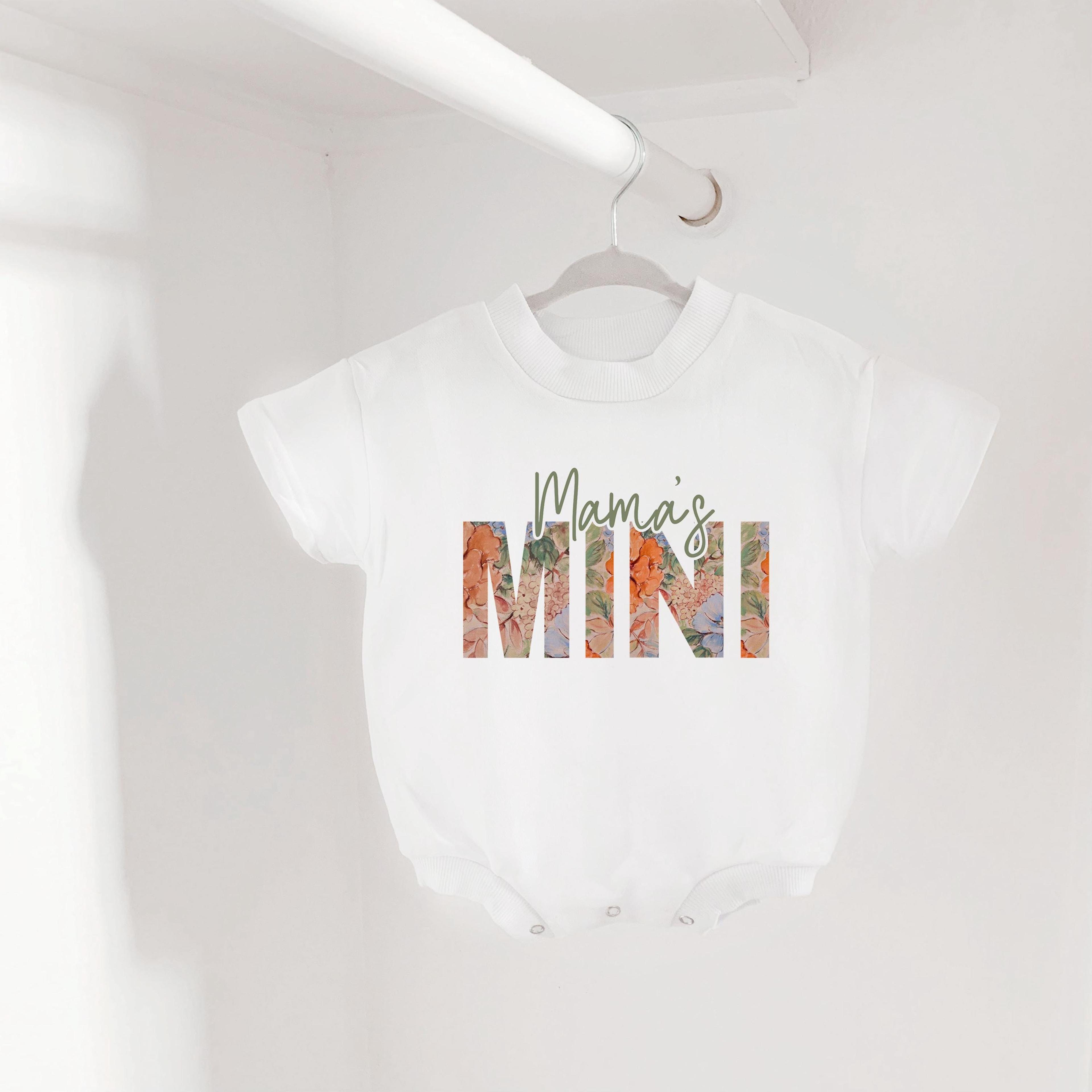 mama's mini girl shirt, mama's mini romper, mommy and me matching outfit, baby girl bodysuit, mother's day baby outfit