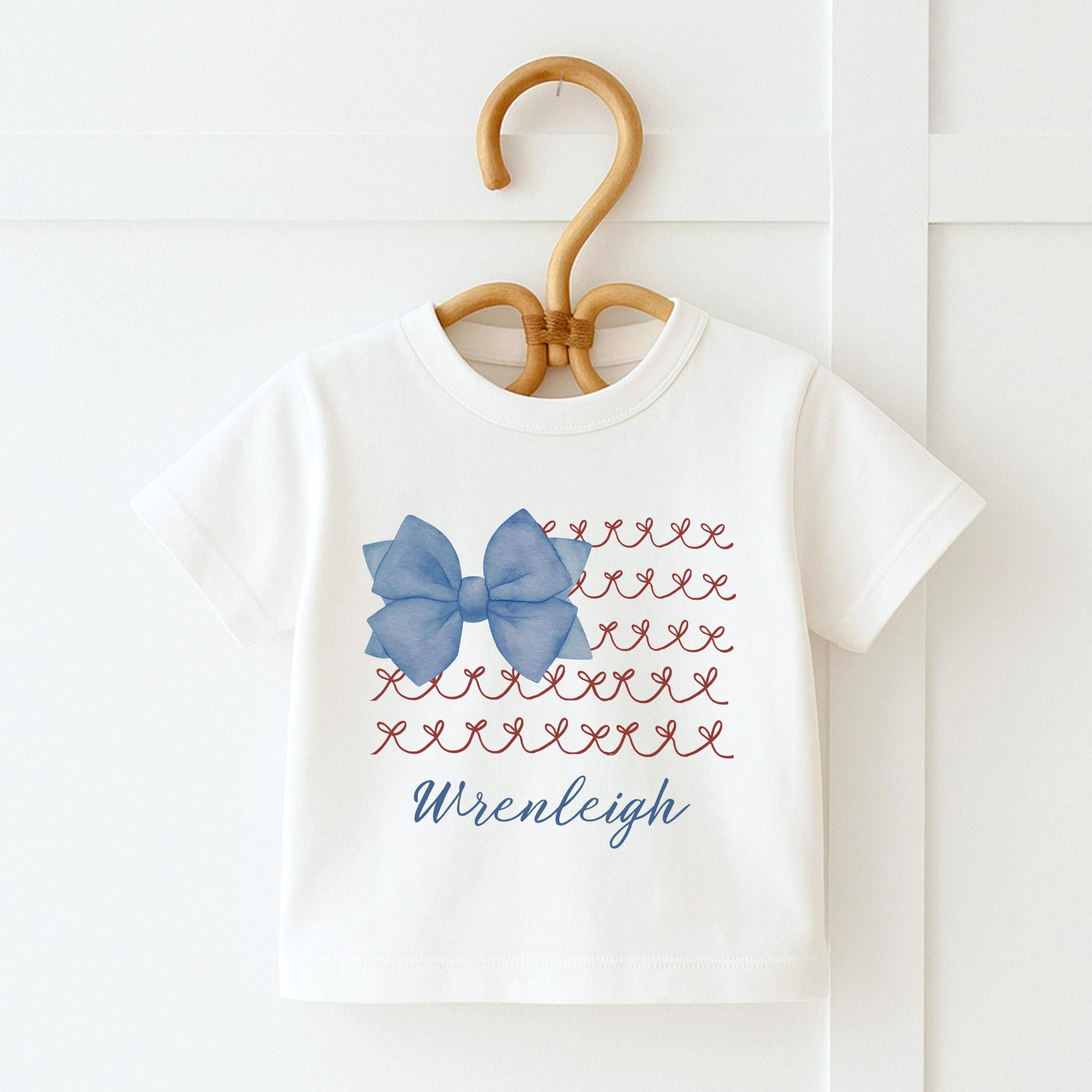 girl 4th of july outfit, bow usa baby shirt, patriotic baby girl romper, independence day toddler tee, red white blue co